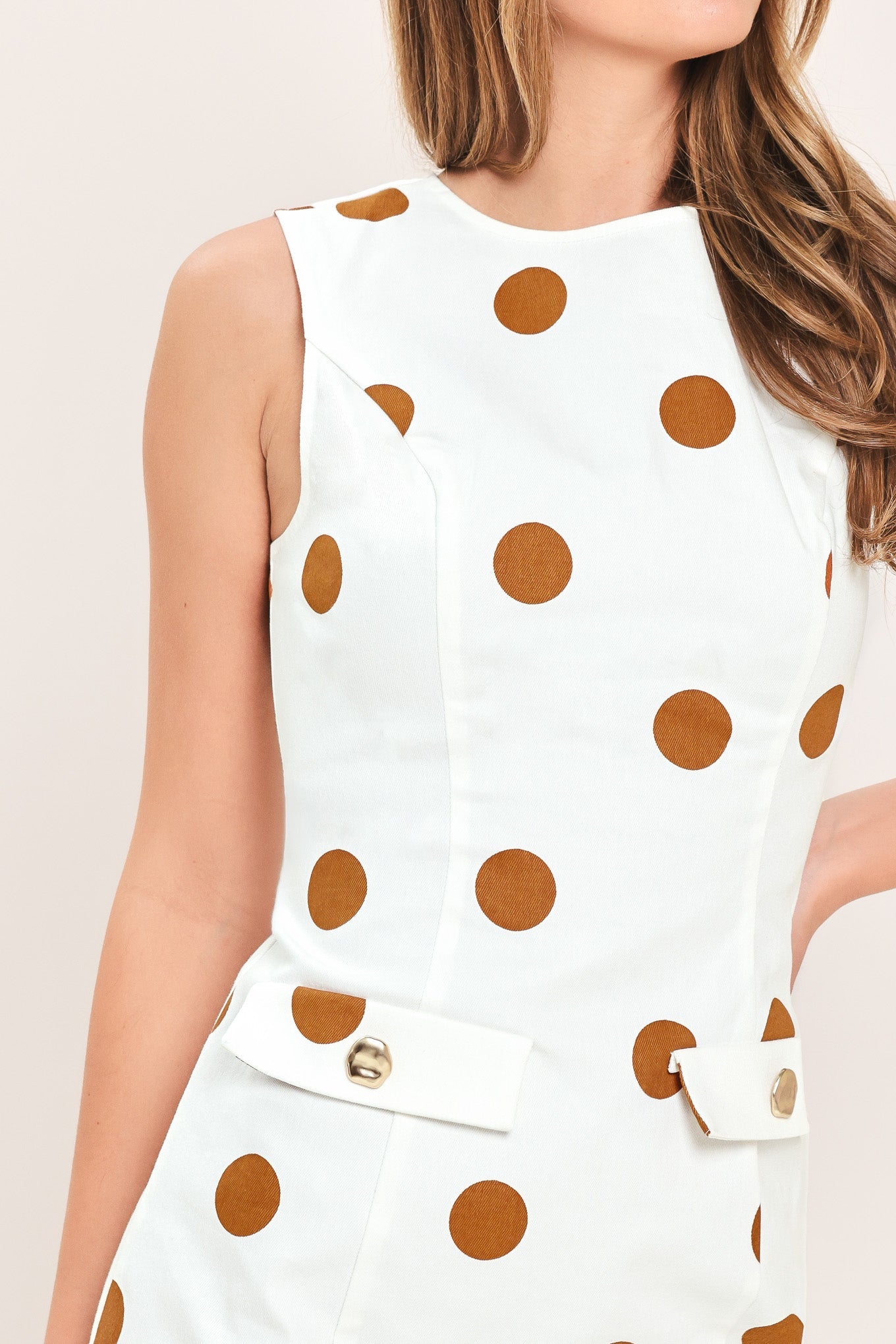 Confetti Dots - Polka Dot Mini Sheath Dress