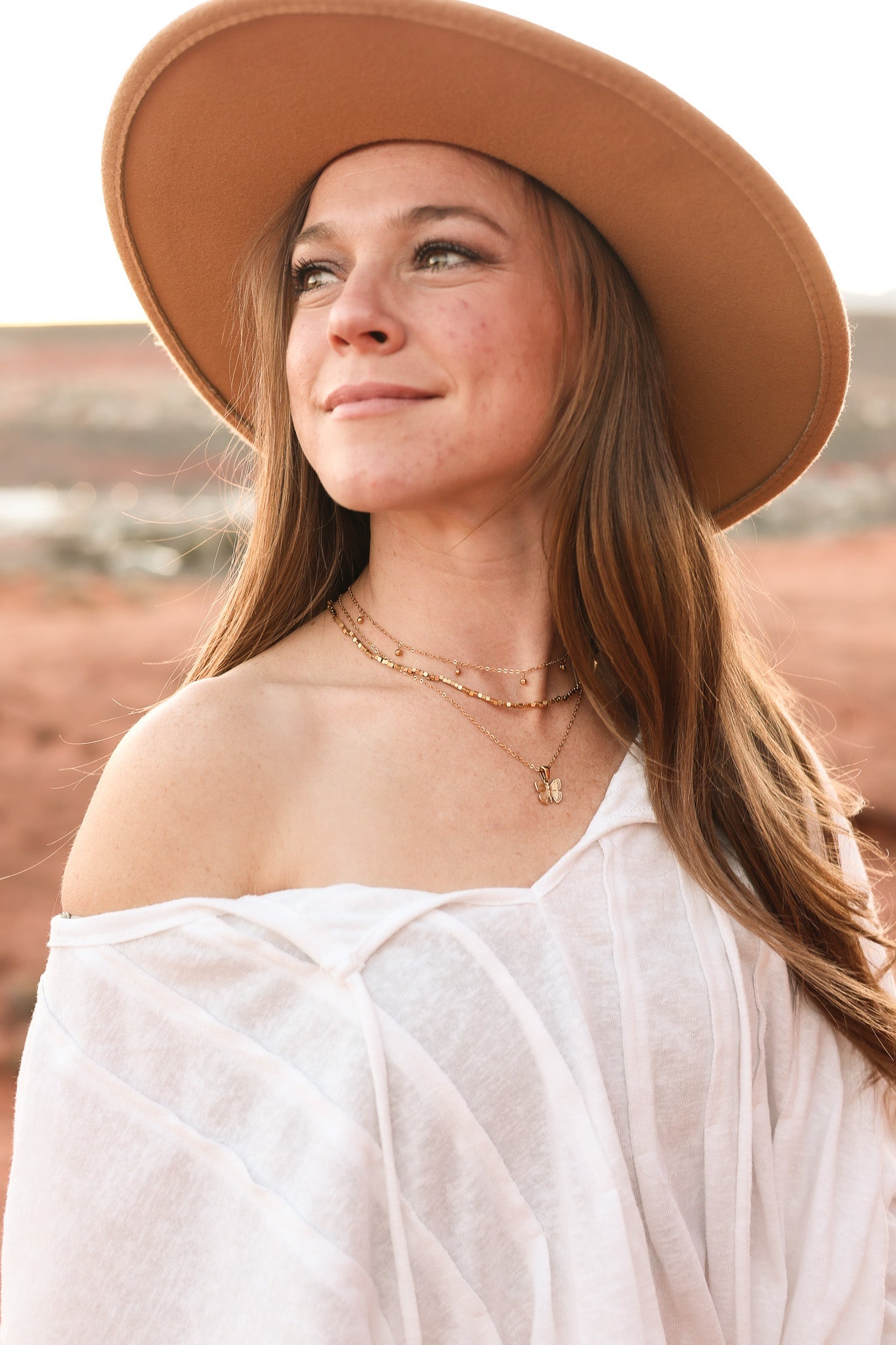 Ember Adjustable Beaded Necklace