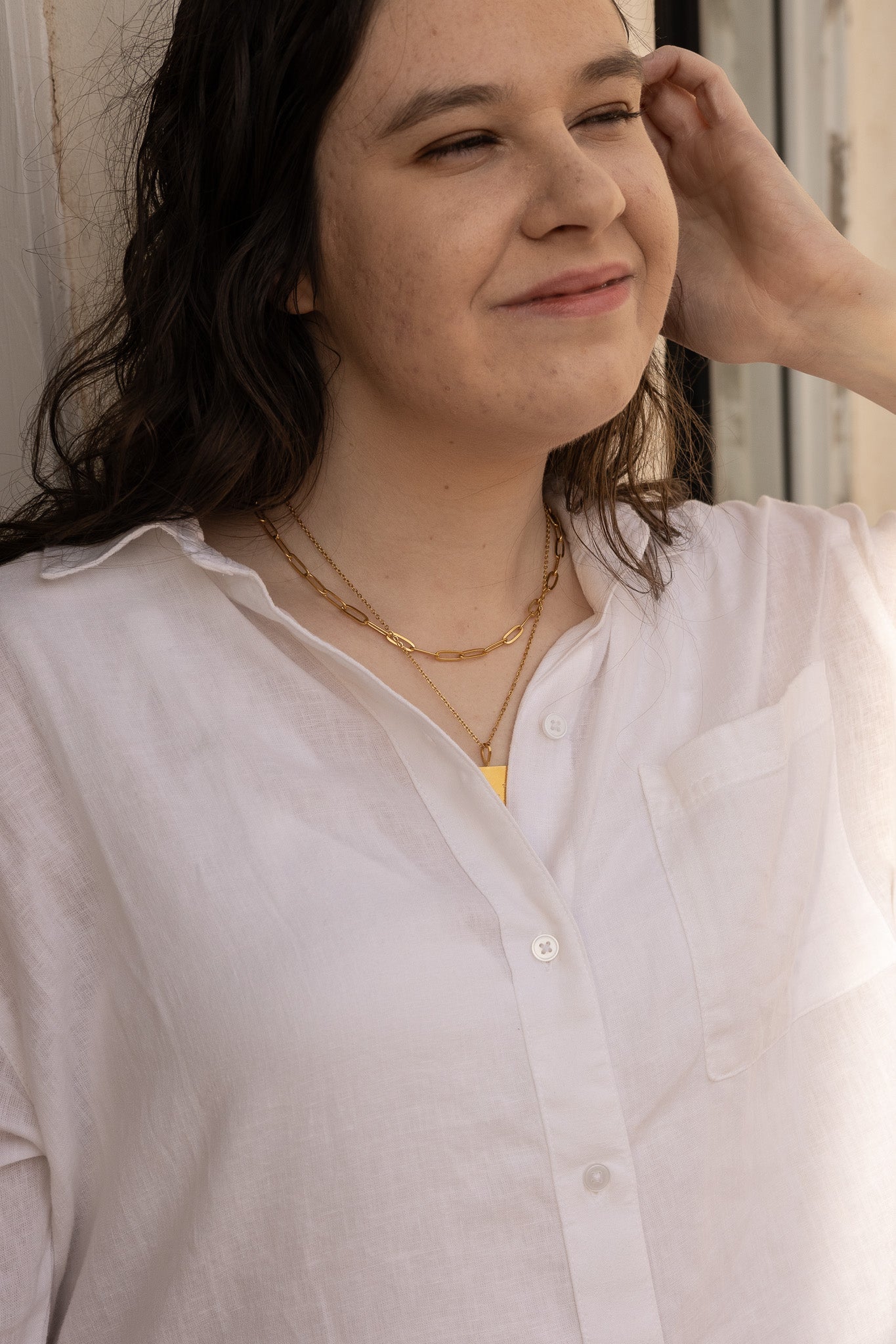 Riley Paperclip Chain Necklace