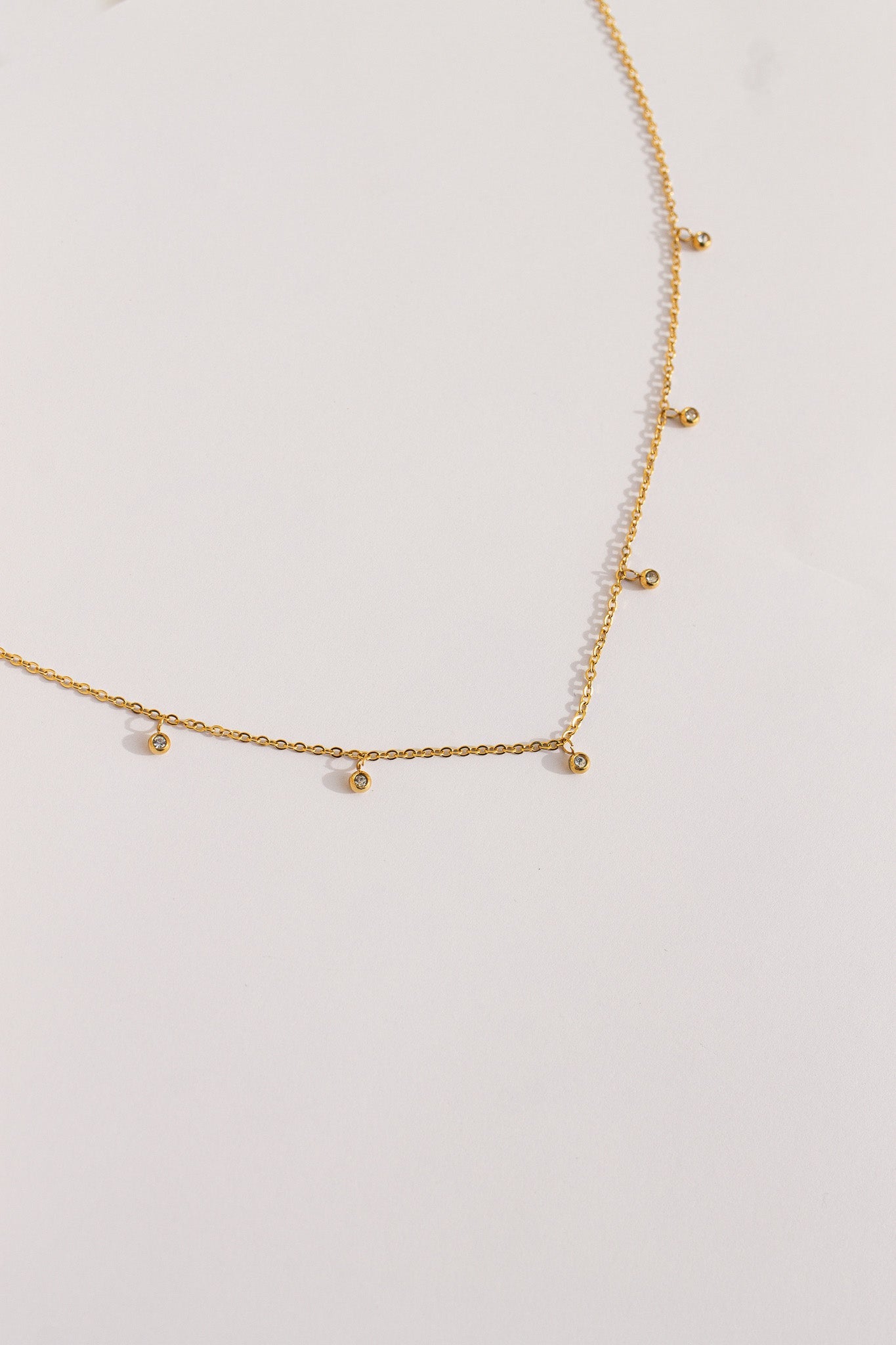 Adaline Crystal Charm Necklace