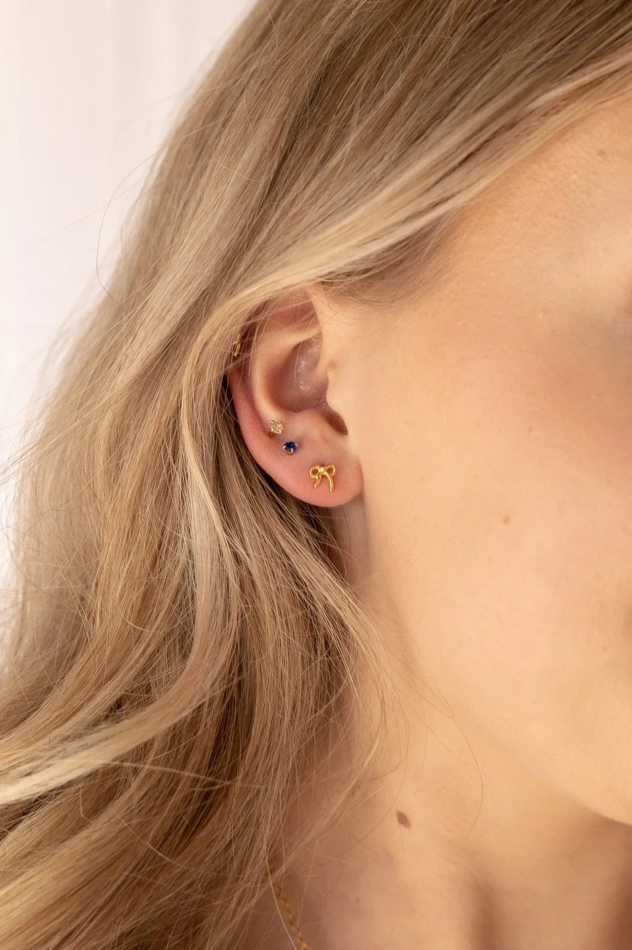 Bow Flat Back Stud Earring 2.0