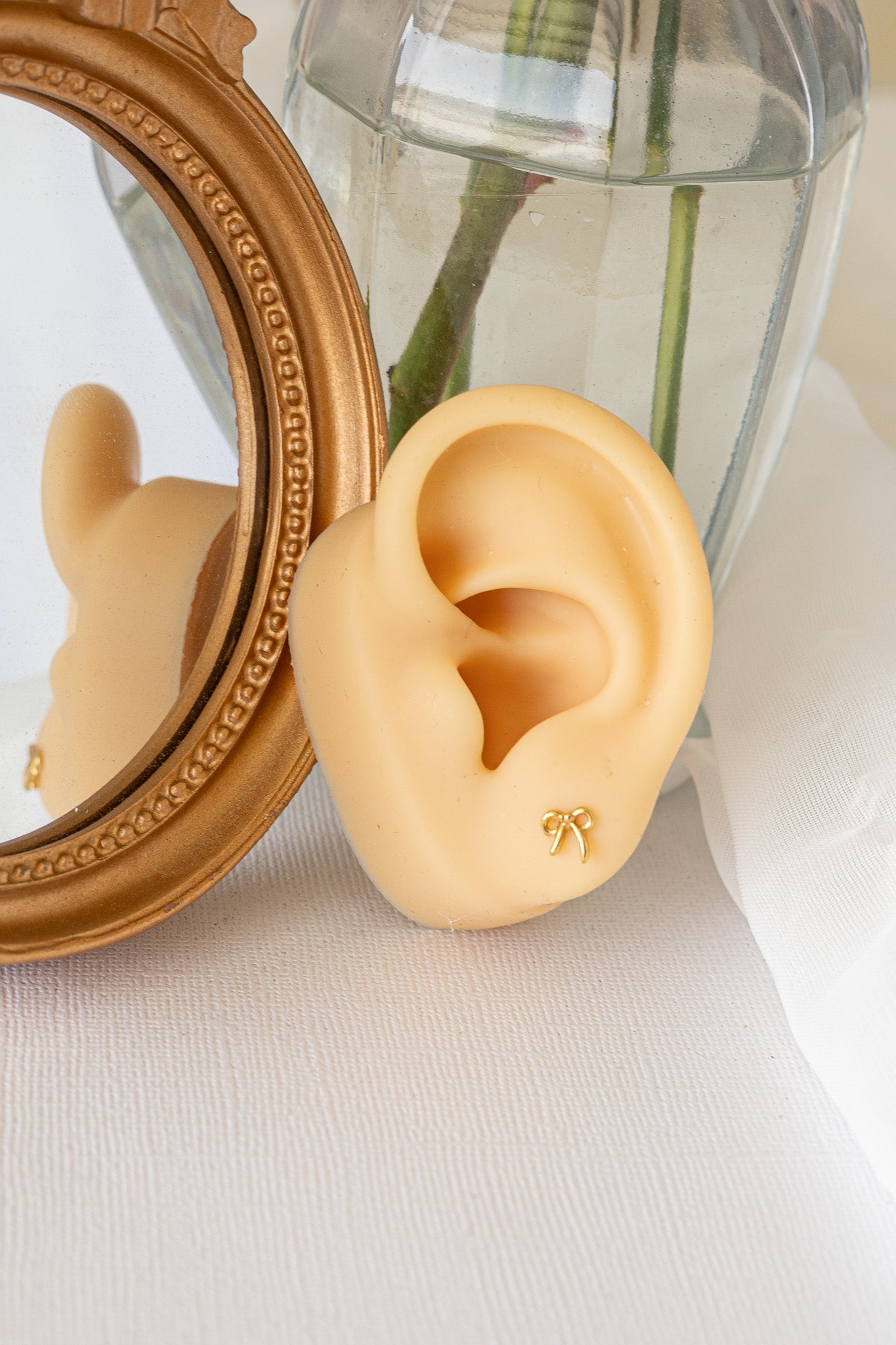 Bow Flat Back Stud Earring 2.0