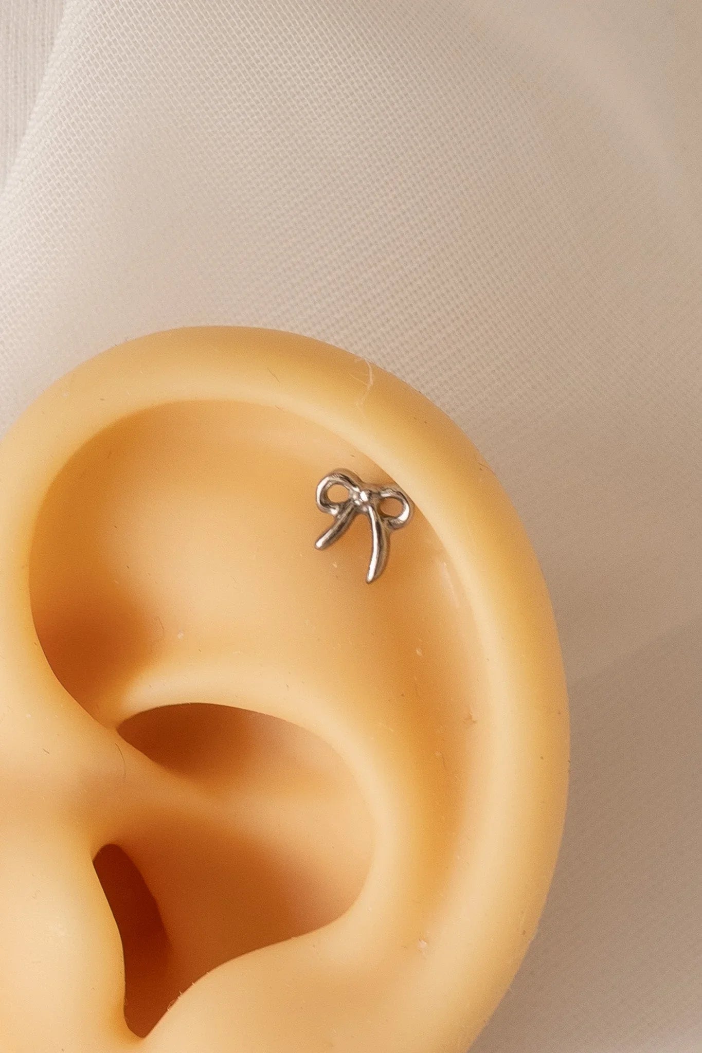 Bow Flat Back Stud Earring 2.0