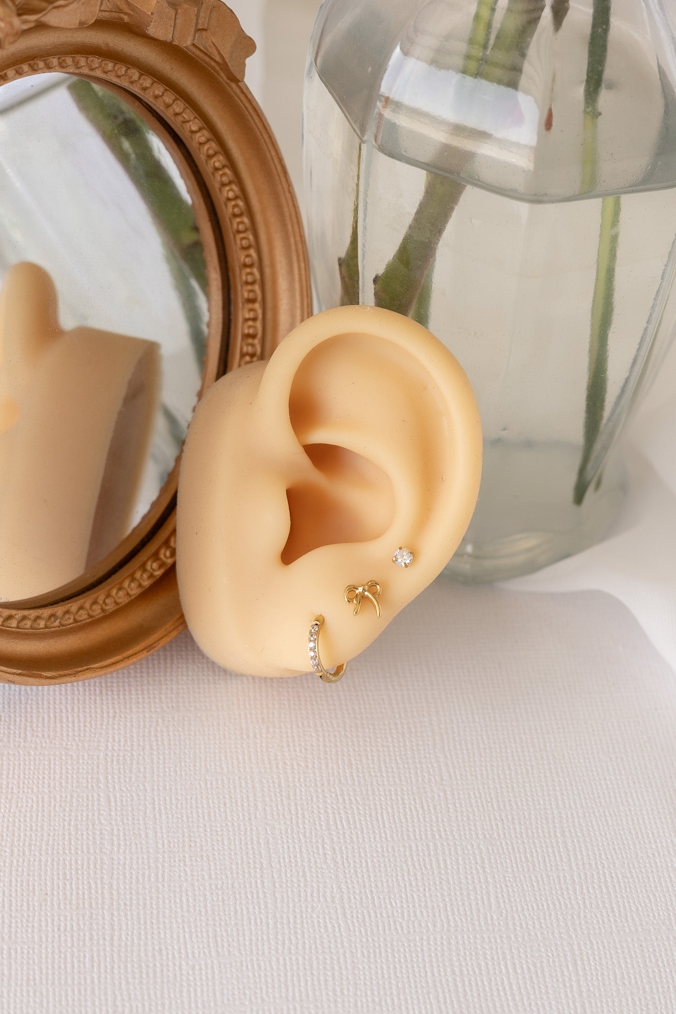 Bow Flat Back Stud Earring 2.0