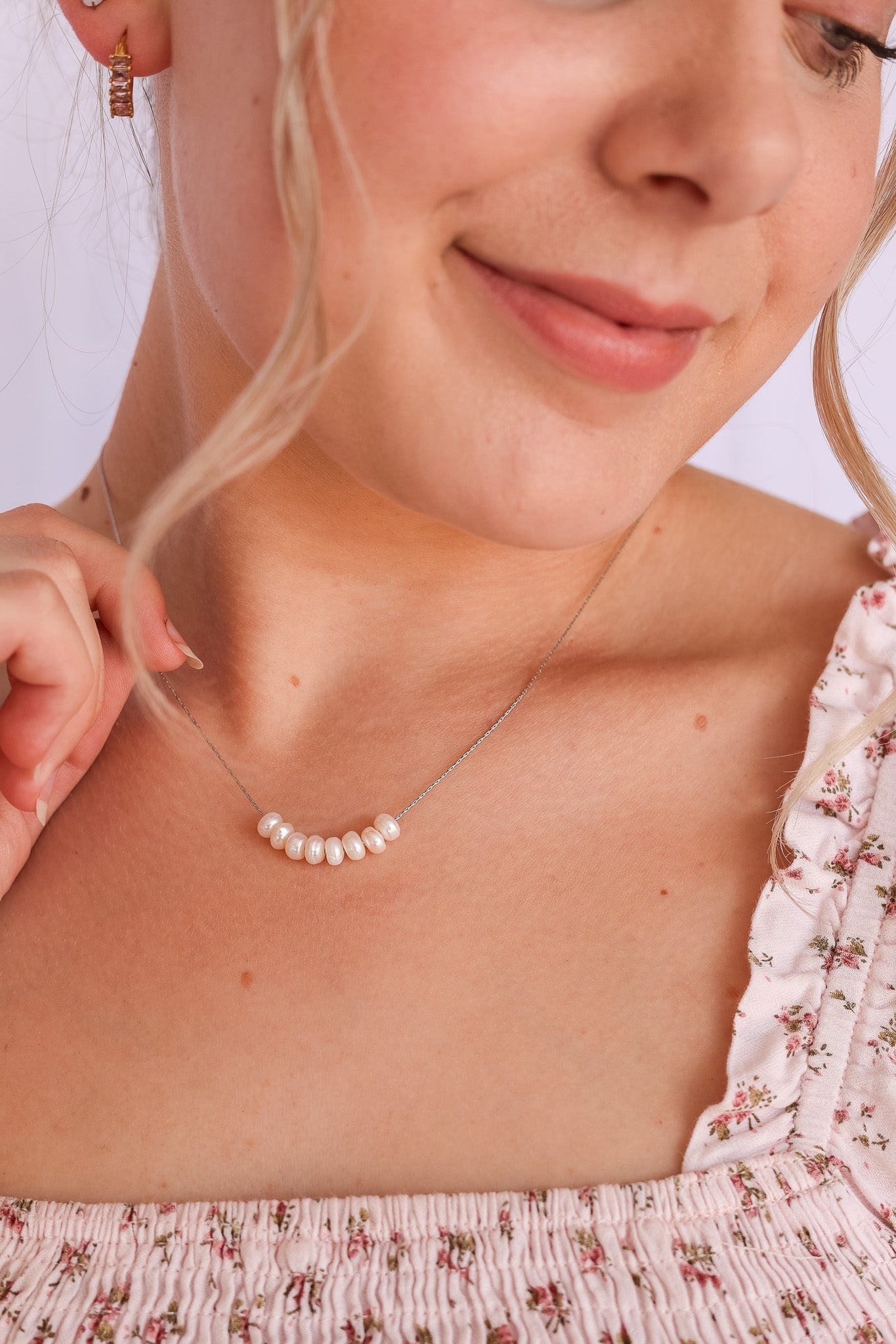 Pirouette Freshwater Pearl Necklace