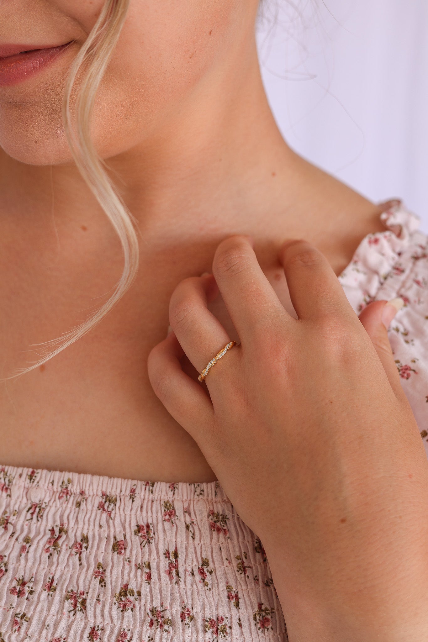 Giselle Cubic Zirconia Crystal Ring