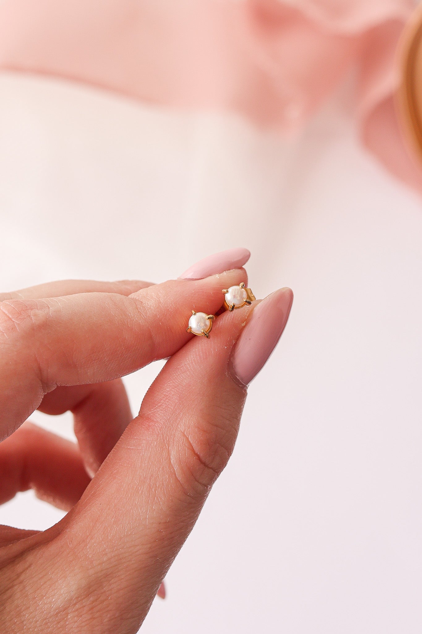 Freshwater Pearl Stud Earrings