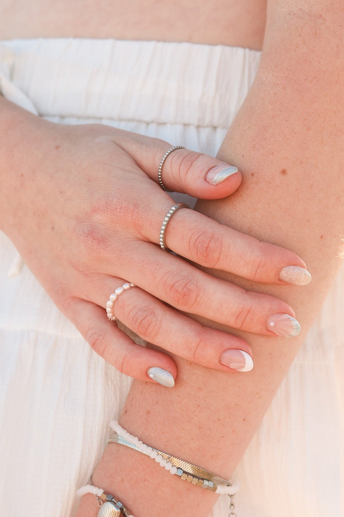 Freshwater Pearl Stacker Ring