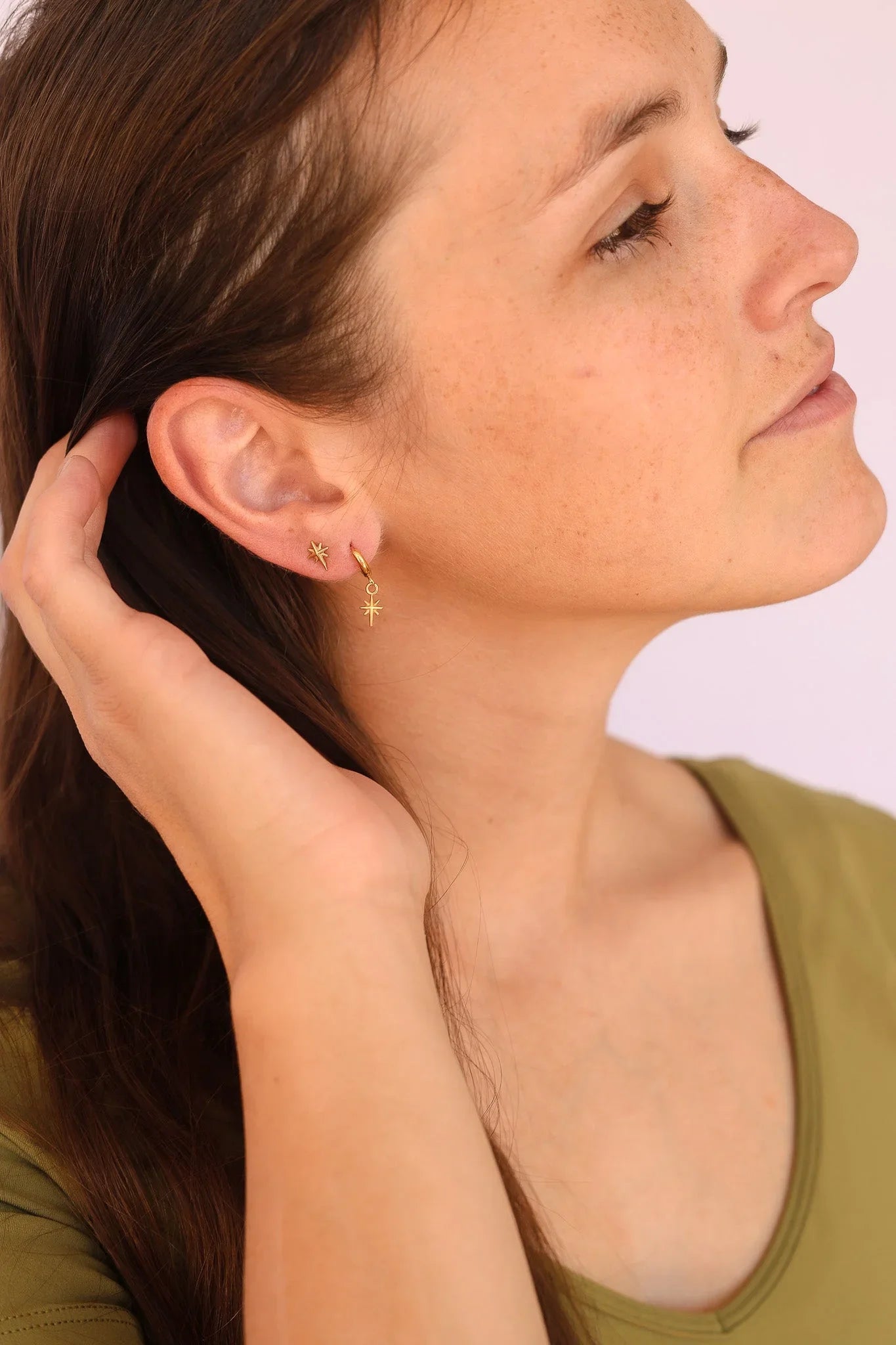 Estelle Stud Starburst Earring