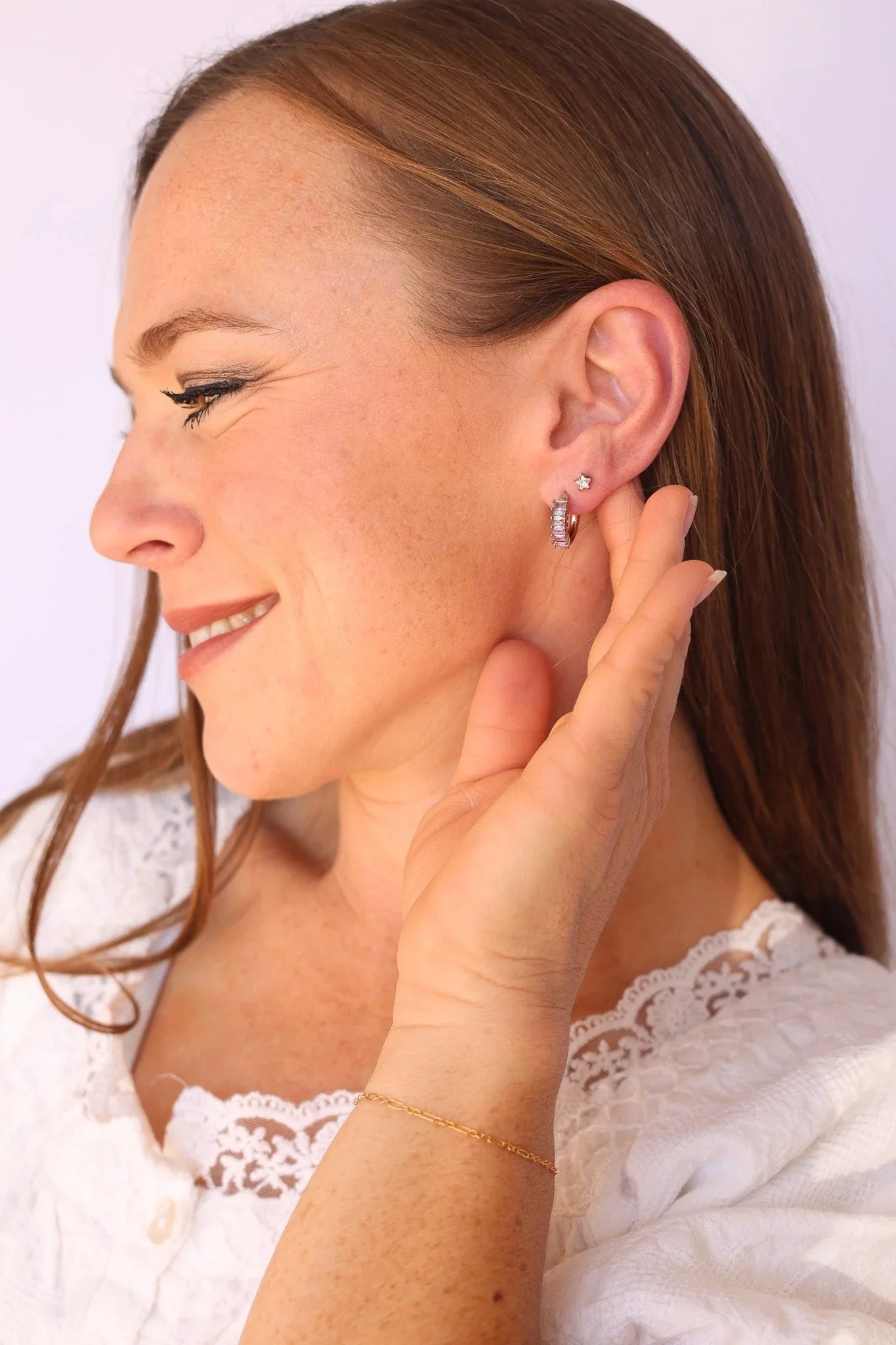 Stella Star Flat Back Stud Earring