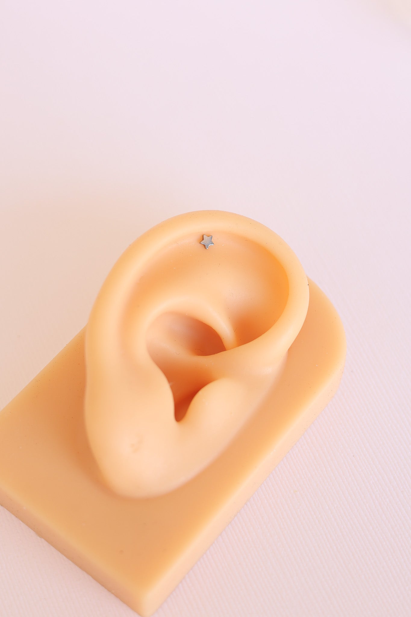 Mini Star Flat Back Stud Earring