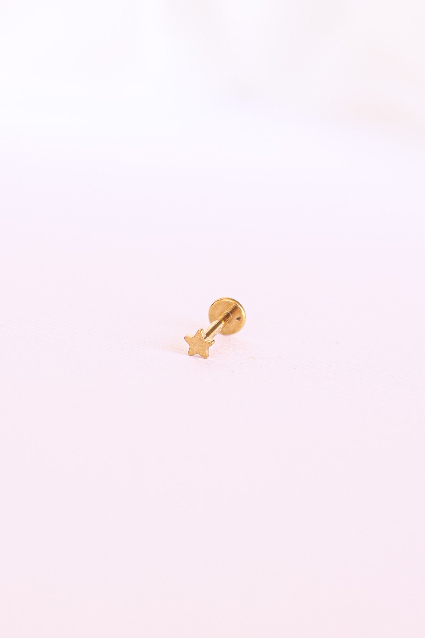 Mini Star Flat Back Stud Earring