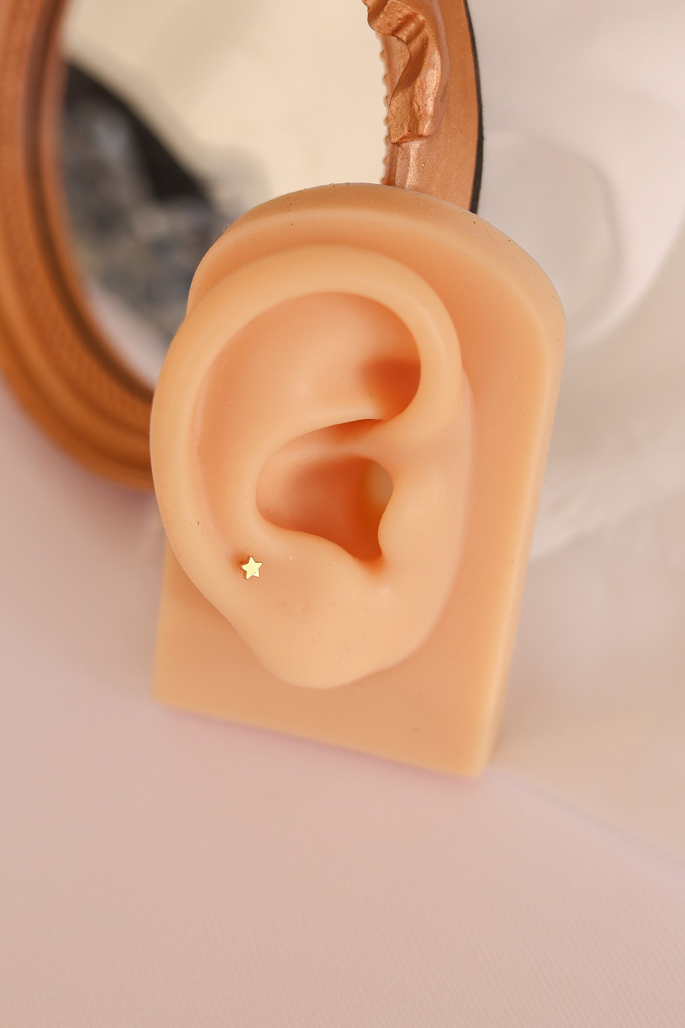 Mini Star Flat Back Stud Earring