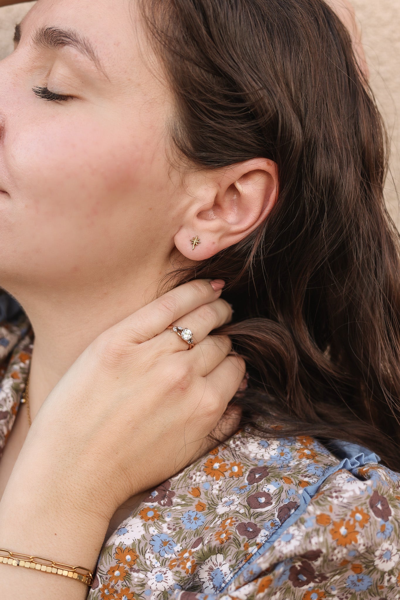 Estelle Stud Starburst Earring