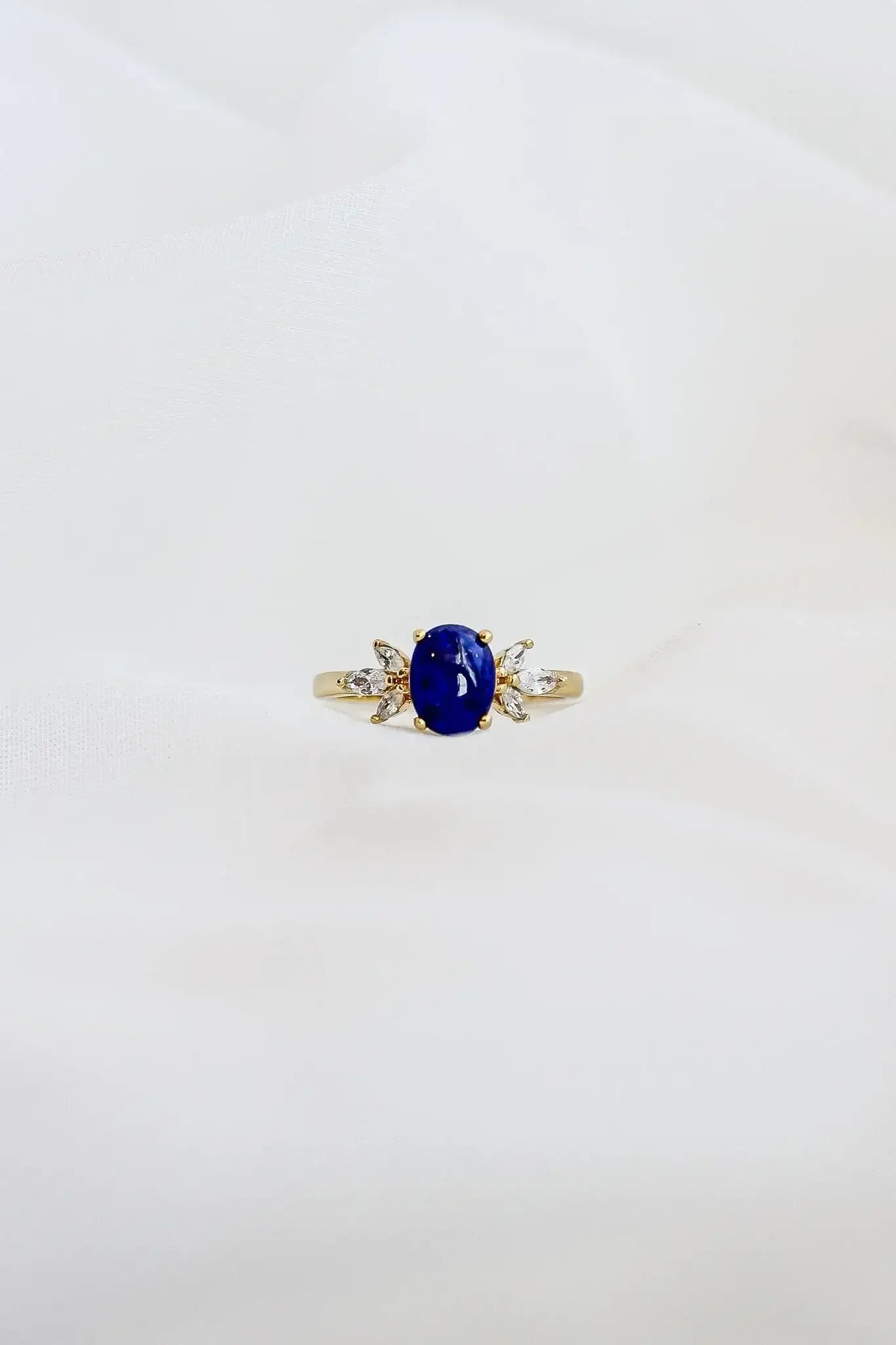 Blythe Ring in Lapis