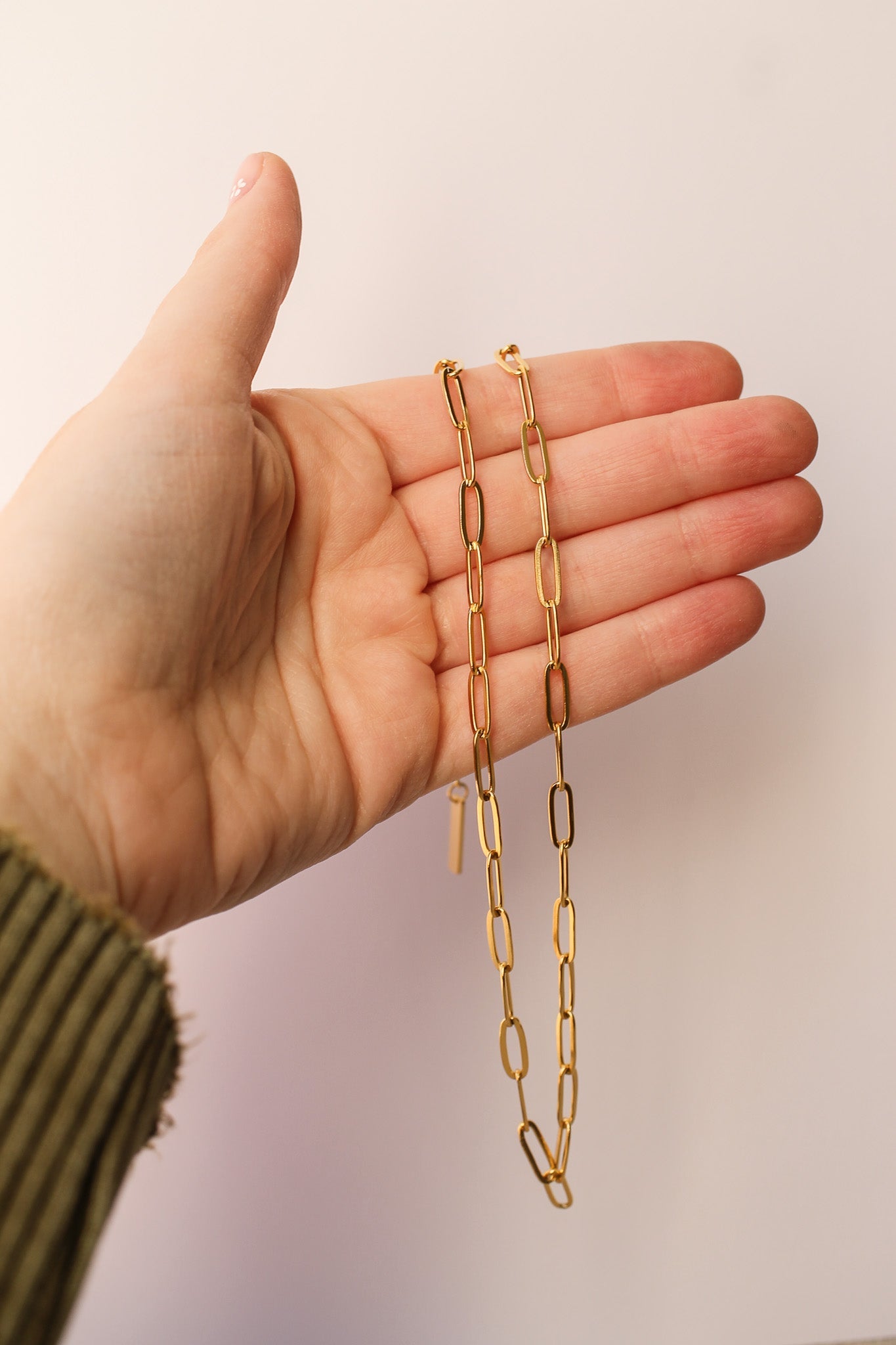 Riley Paperclip Chain Necklace