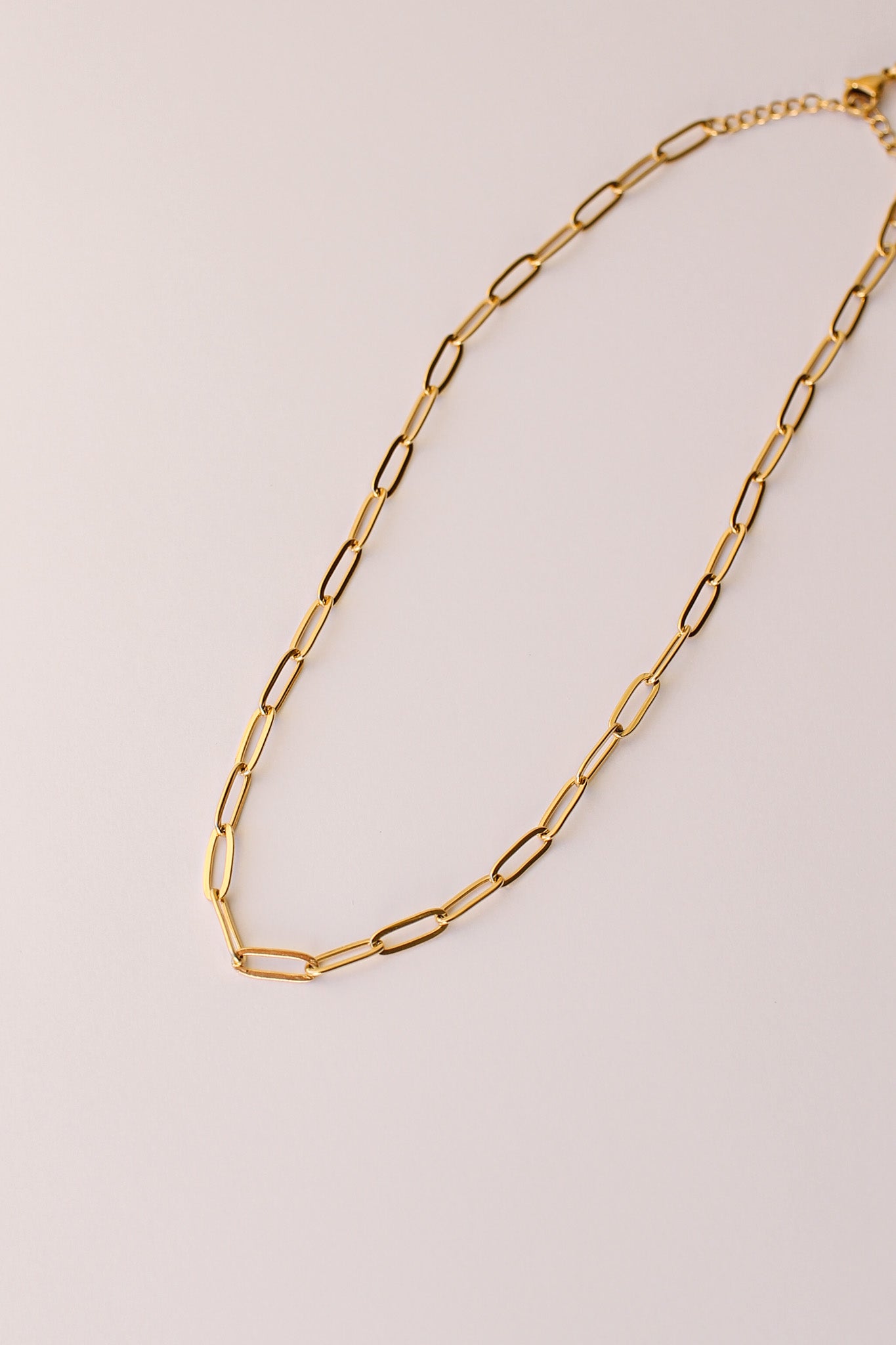Riley Paperclip Chain Necklace