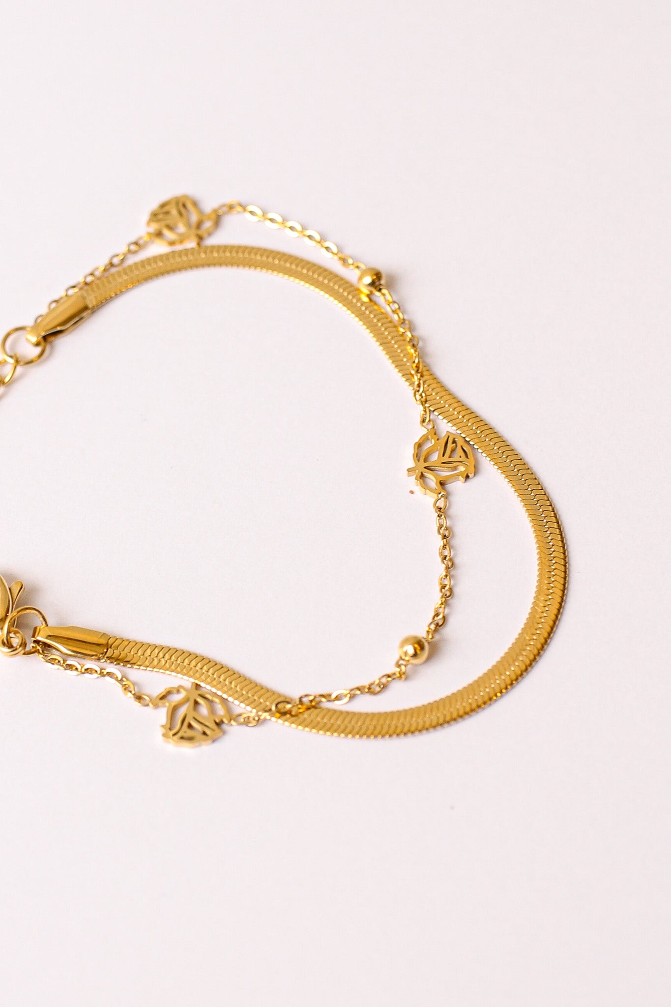 Anne Double Chain Bracelet