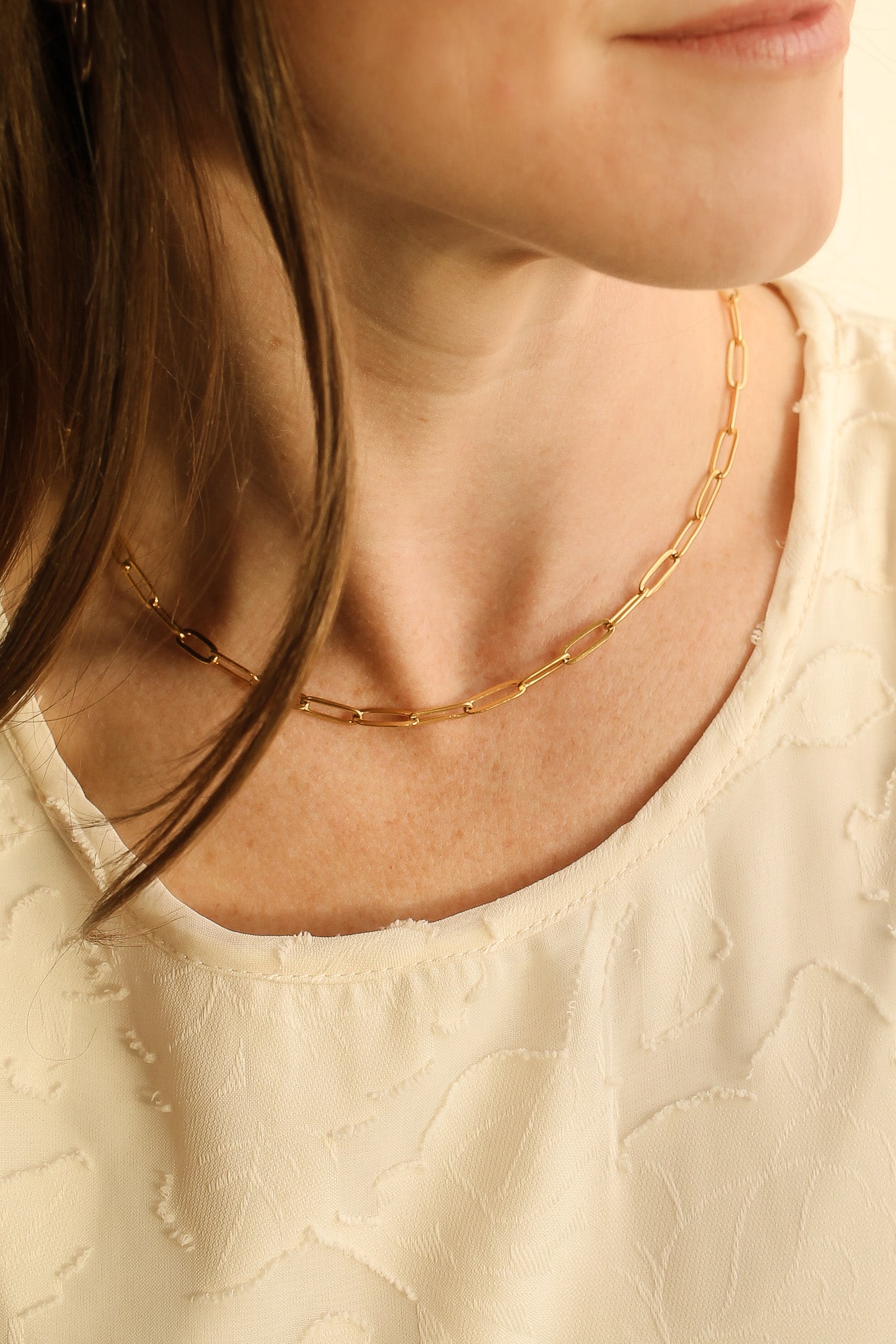 Riley Paperclip Chain Necklace