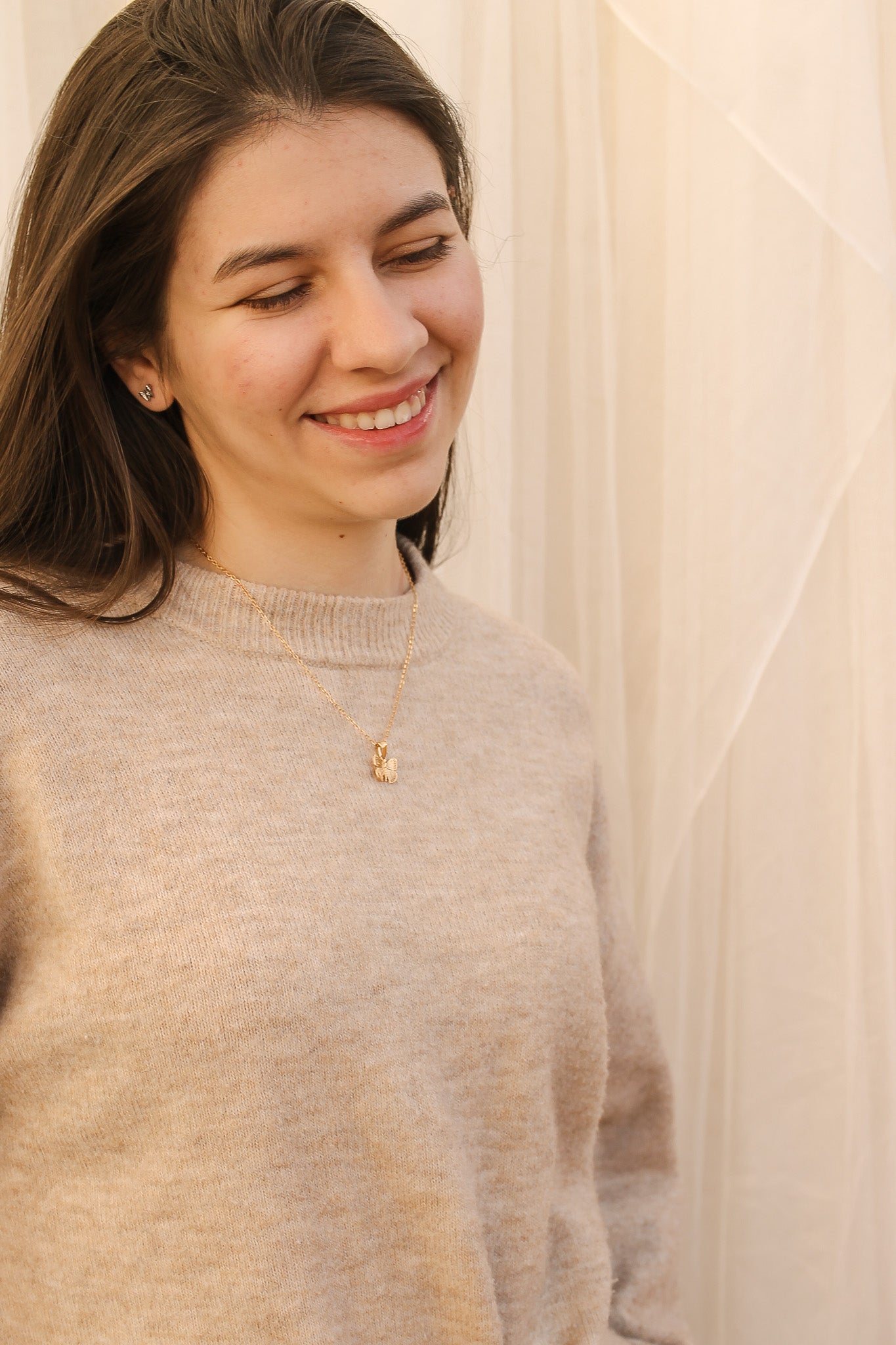 Butterfly Pendant Necklace