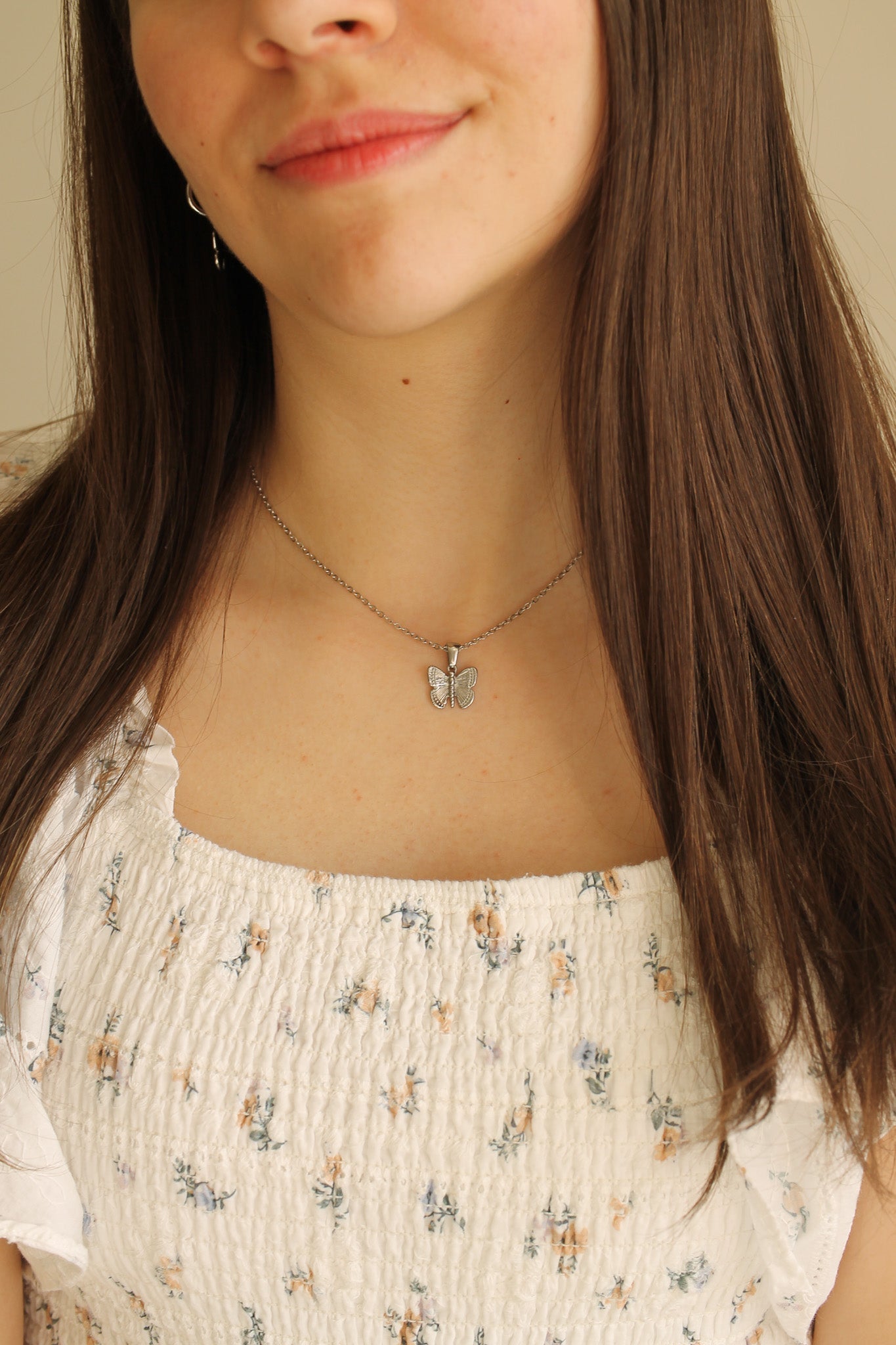 Butterfly Pendant Necklace