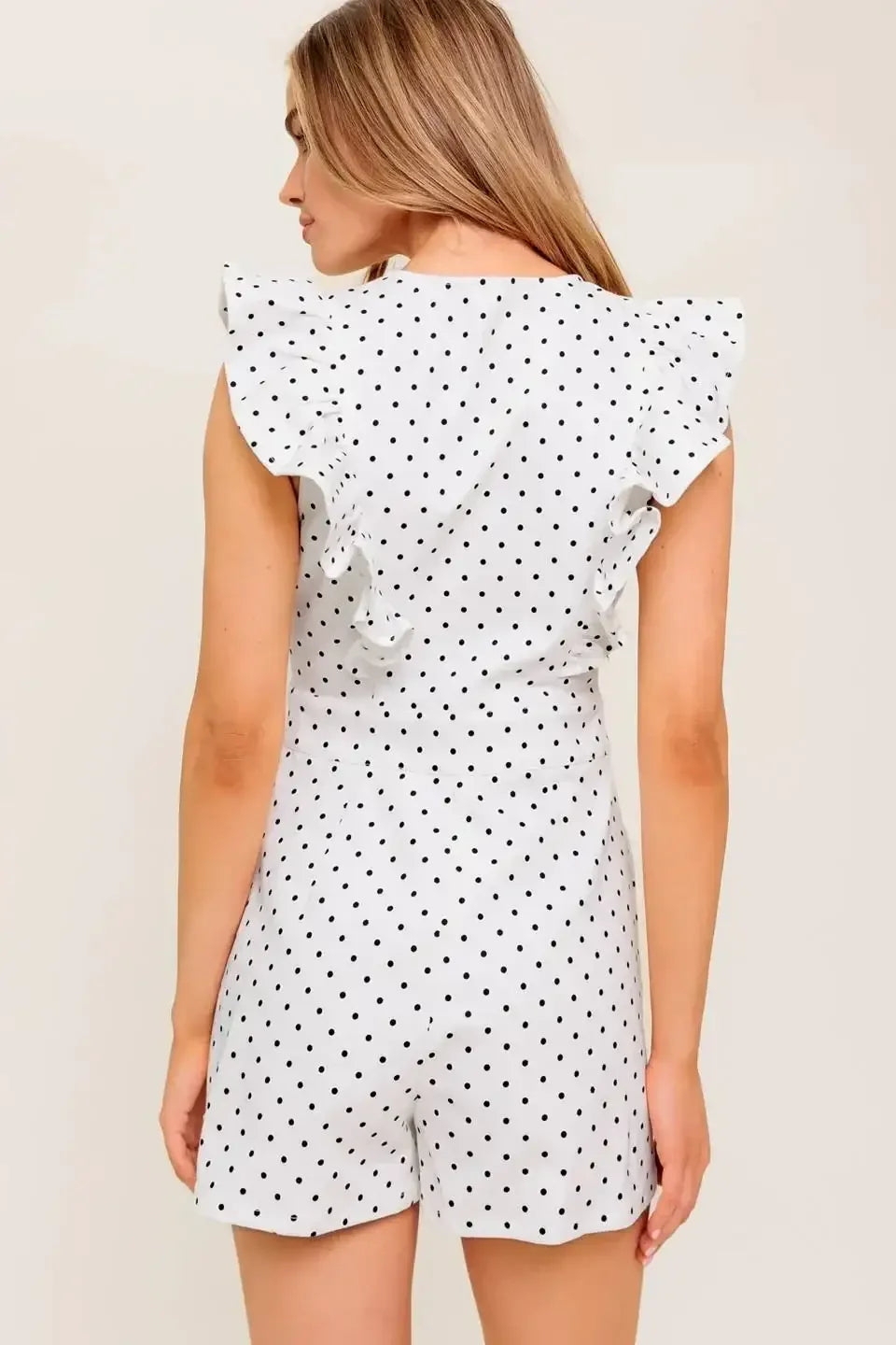 SUNNY MOOD POLKA DOT ROMPER