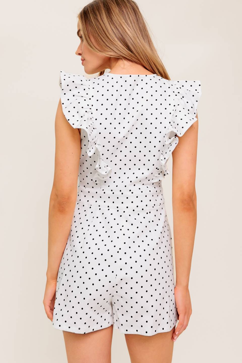 SUNNY MOOD POLKA DOT ROMPER
