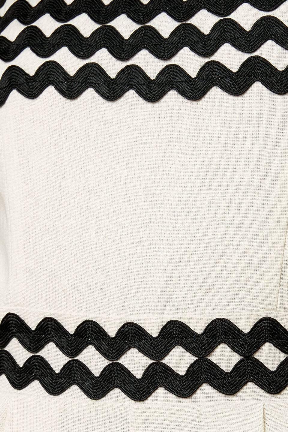 MEET AT THE PIER - CREAM - RIC RAC TRIM WIDE LEG JUMPSUIT