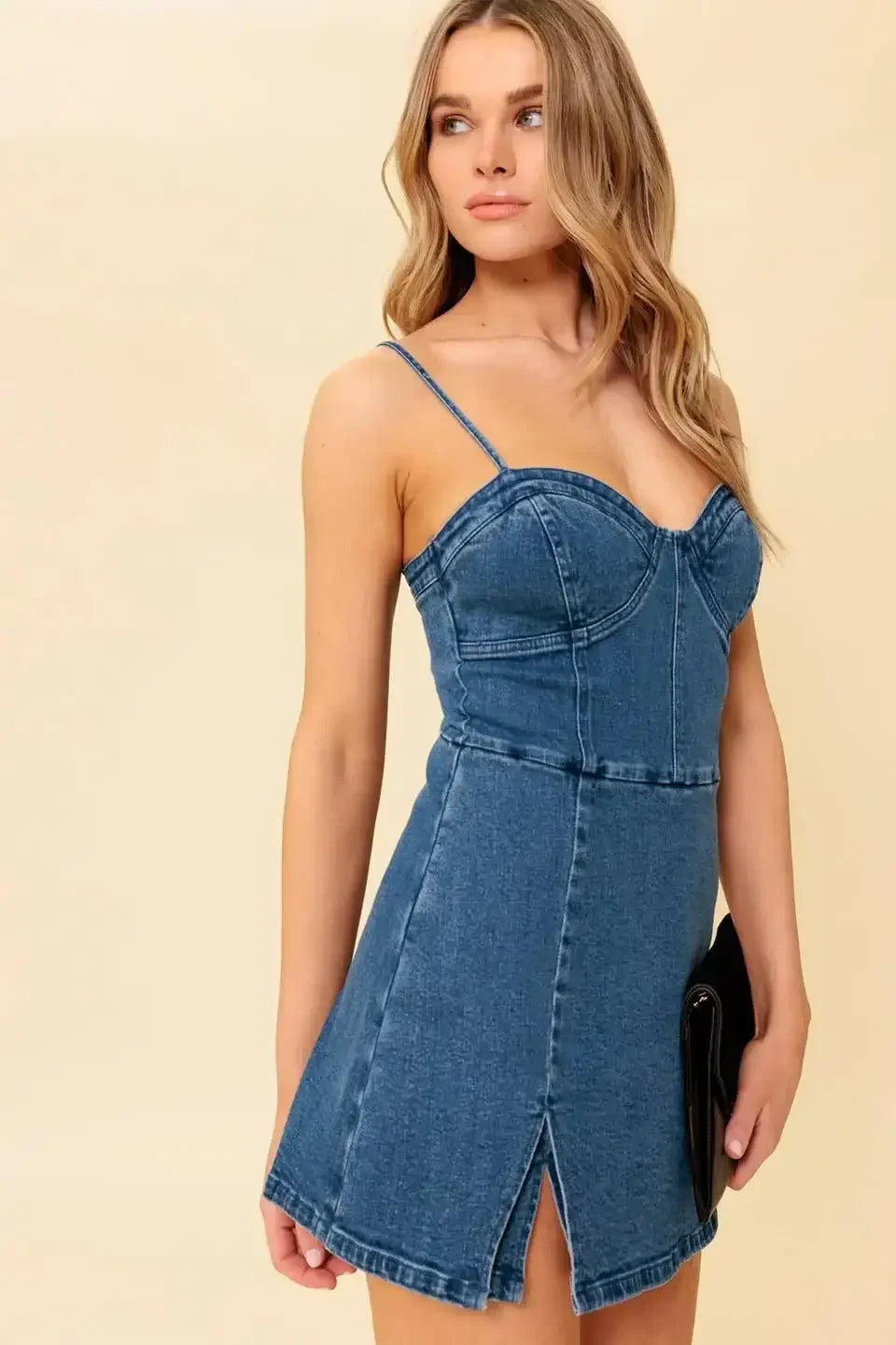 WAYLAND LOVE DENIM SKORT ROMPER