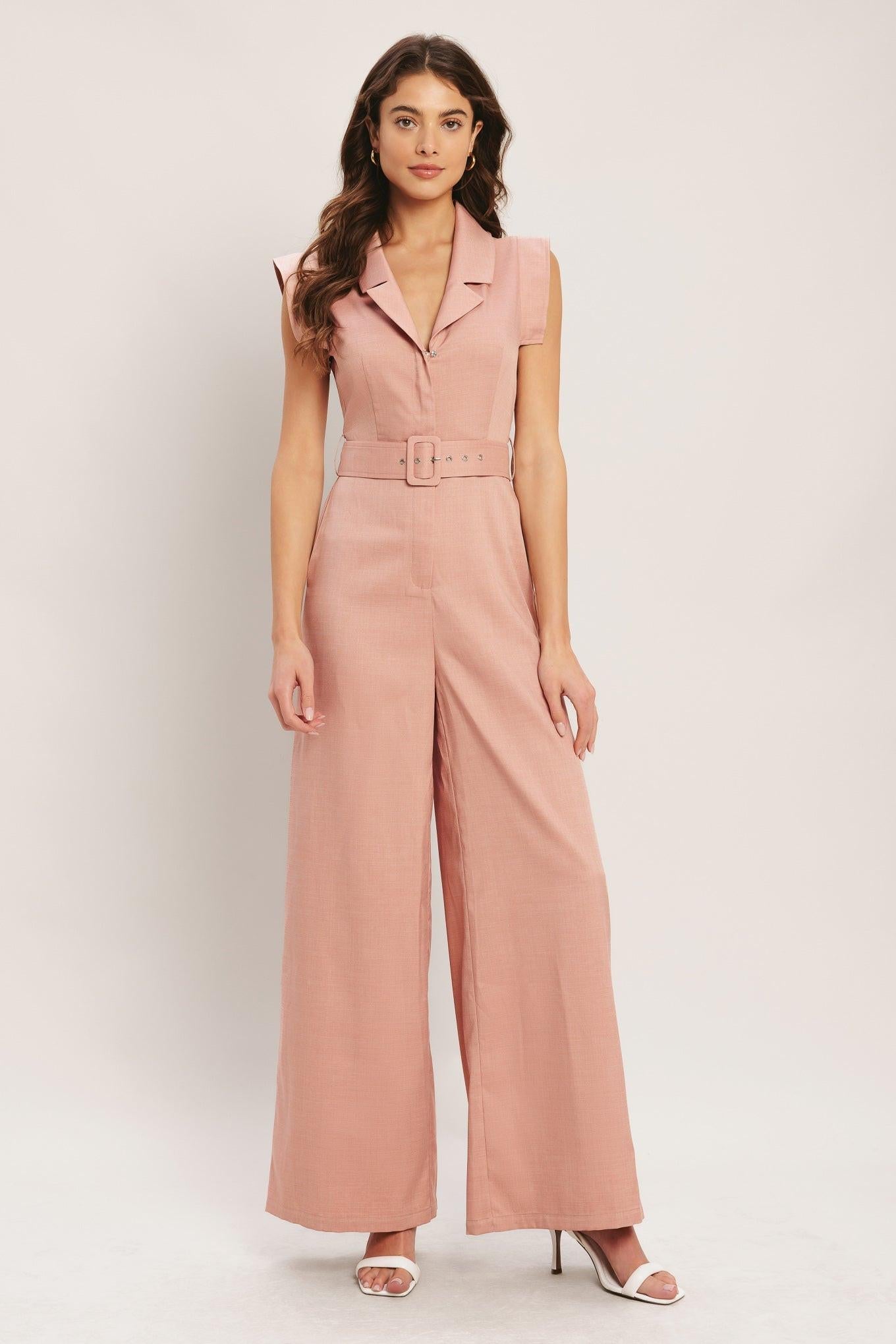 CITY ICON BLUSH JUMPSUIT