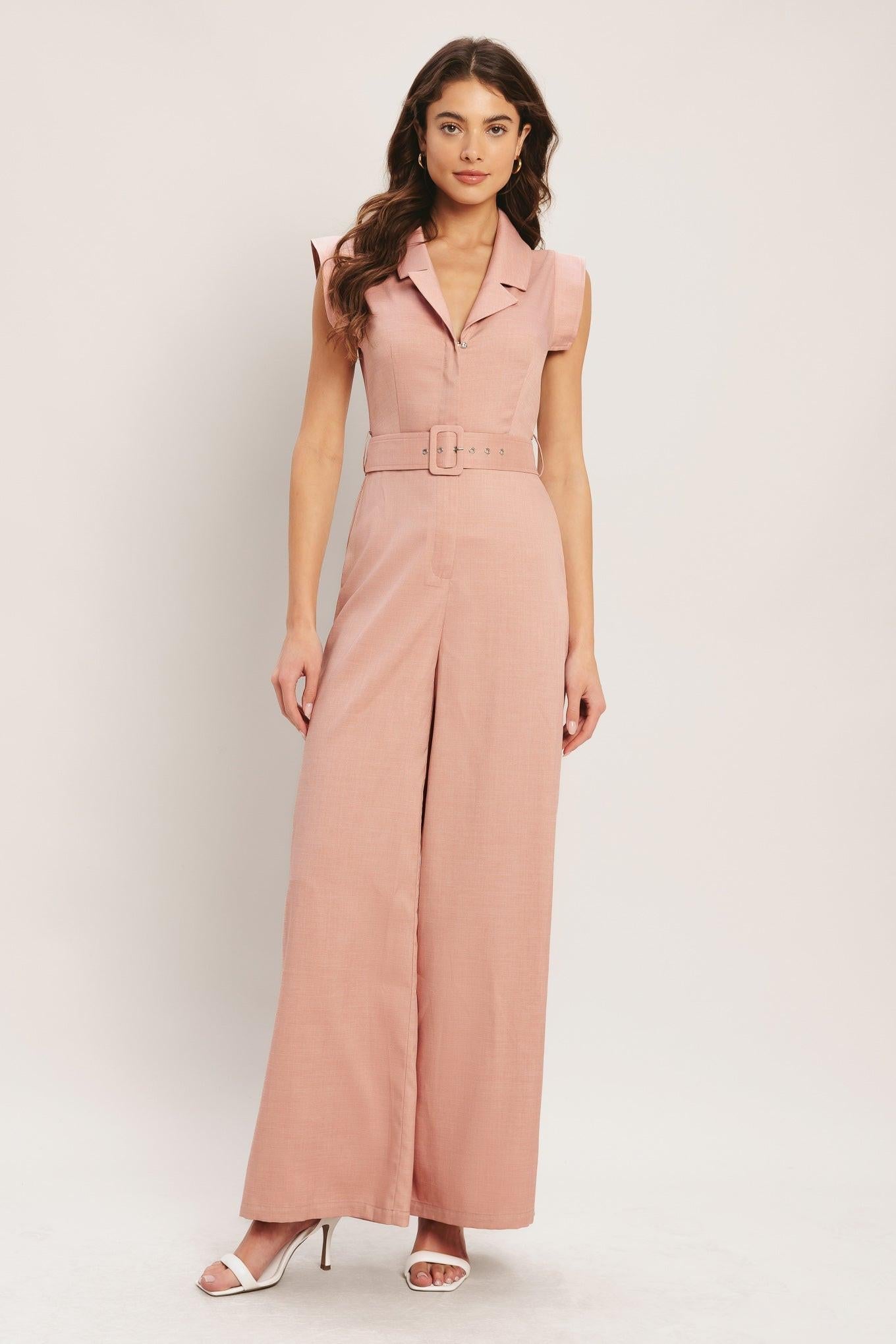 CITY ICON BLUSH JUMPSUIT