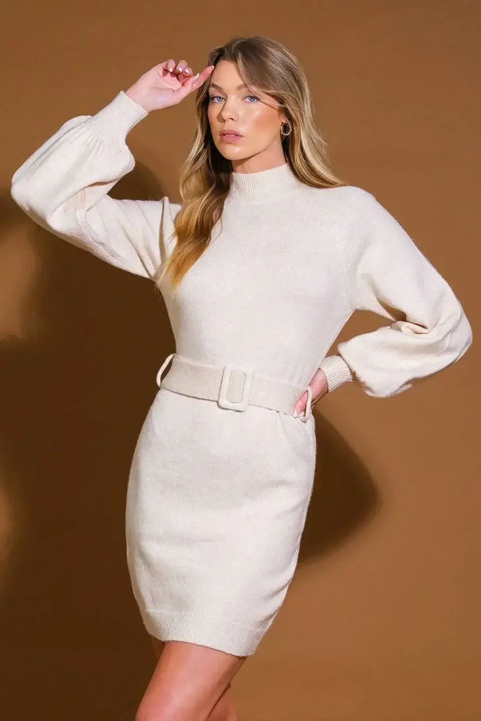 BIRCH GROVE MINI SWEATER DRESS