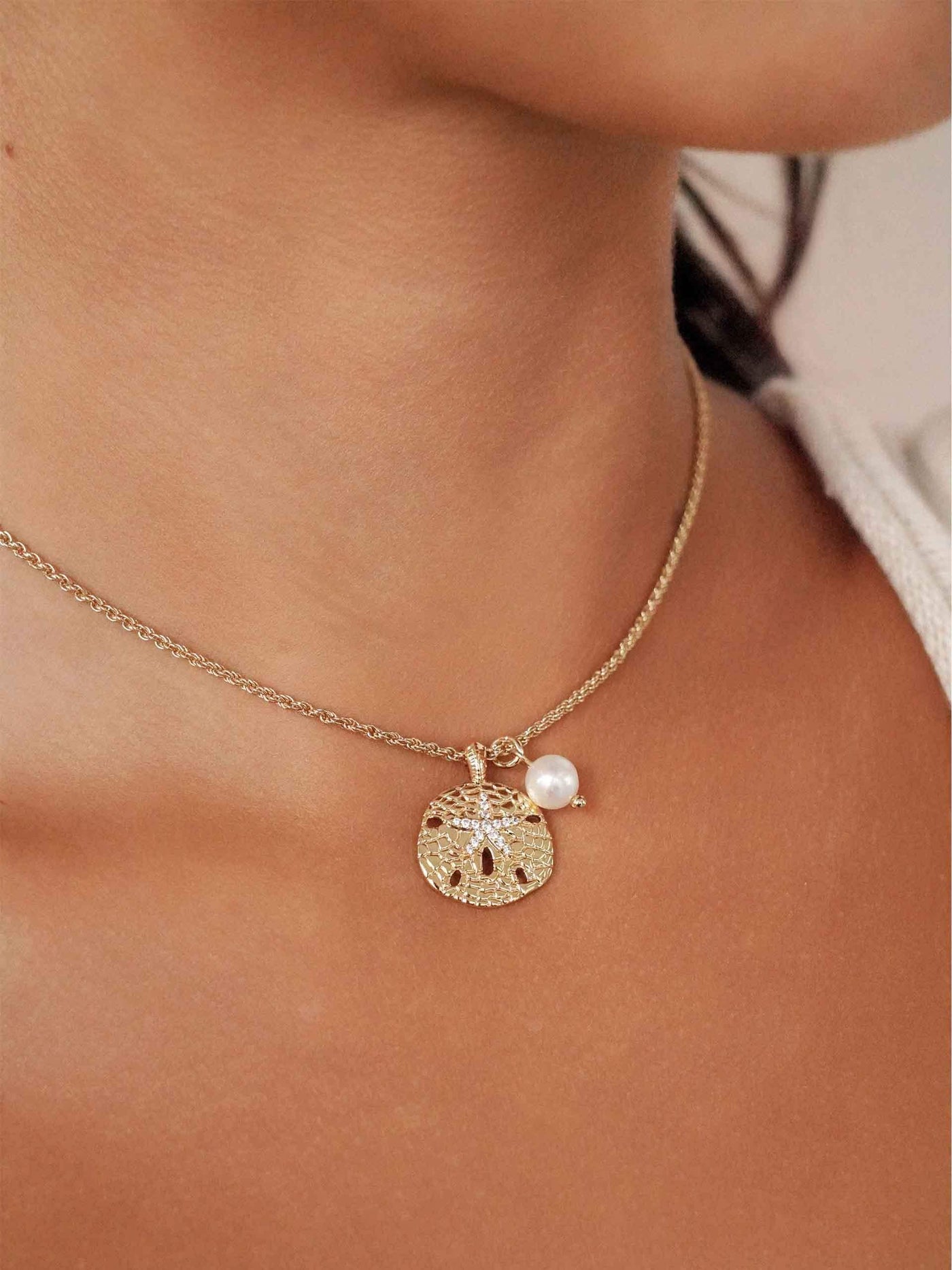 Sand Dollar Charm Necklace