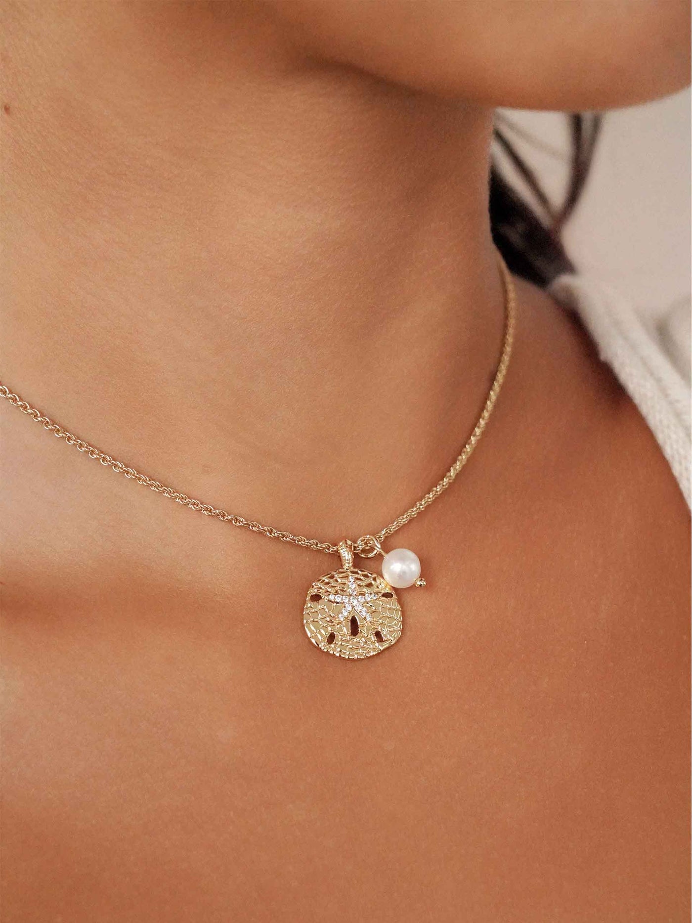Sand Dollar Charm Necklace
