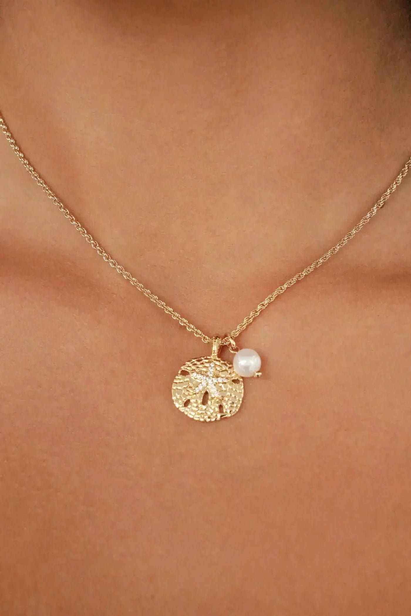 Sand Dollar Charm Necklace