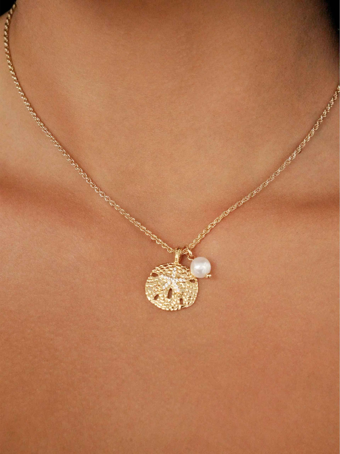 Sand Dollar Charm Necklace