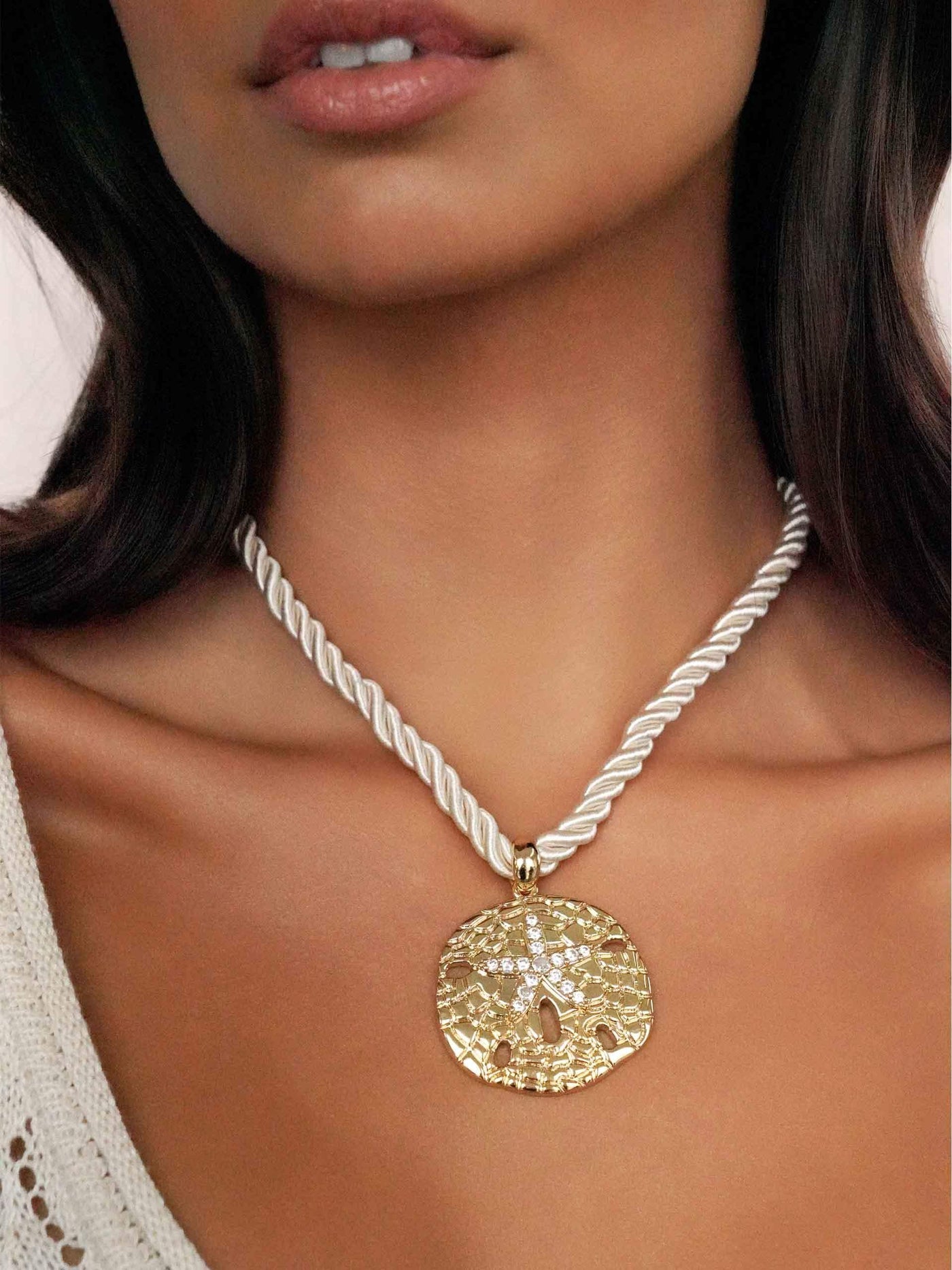 Sand Dollar Pendant Necklace