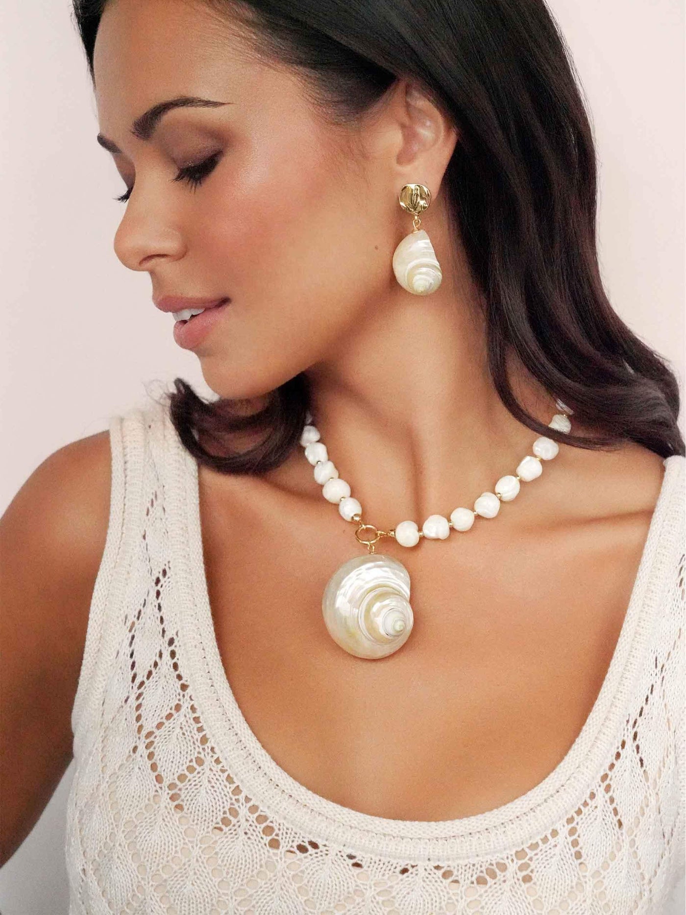 Sunken Treasure Shell Earrings