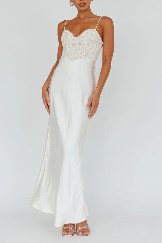 Size XS, Penelope Maxi Dress - Ivory - FINAL SALE