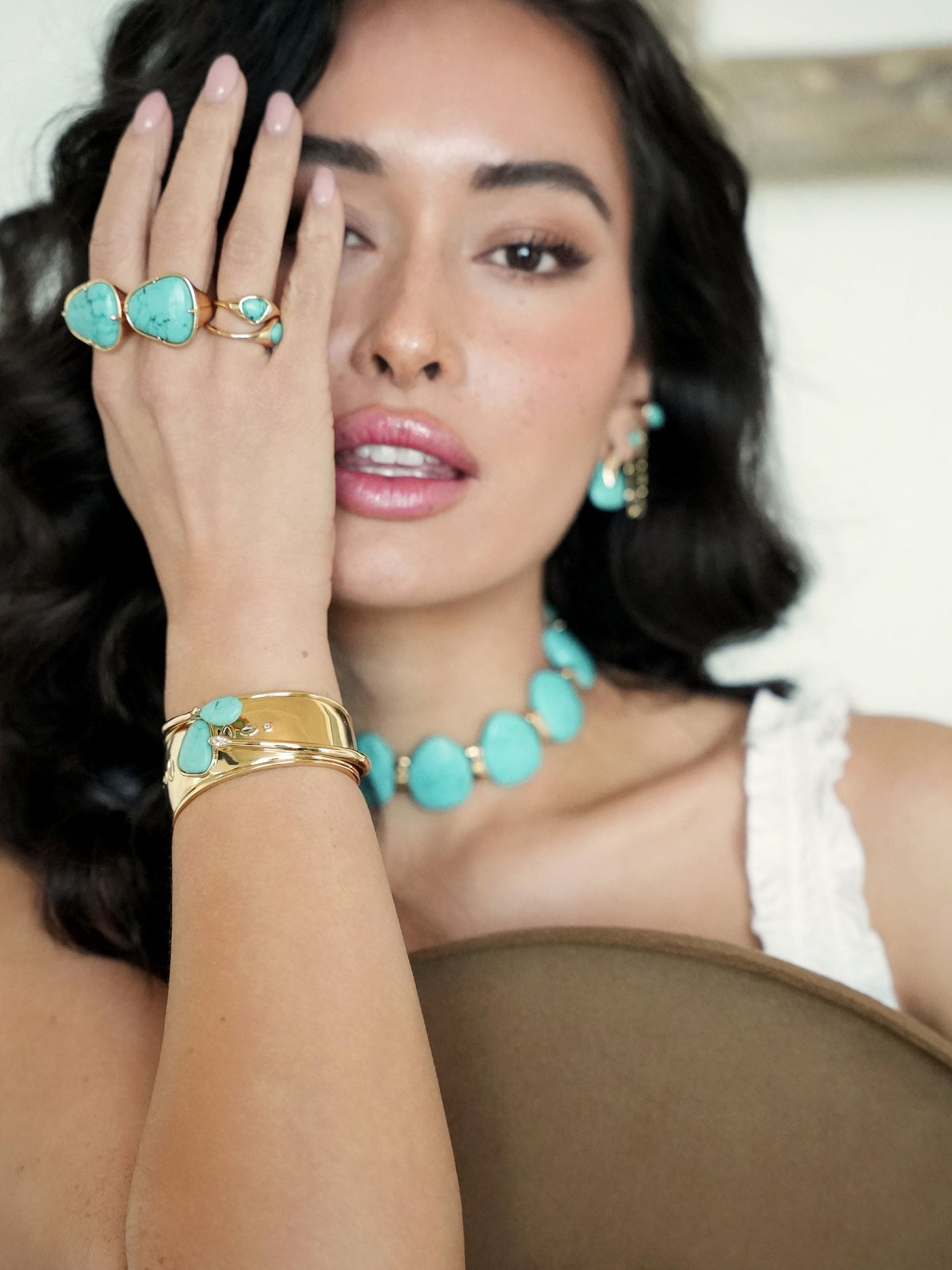 Turquoise Solstice Ring Stack