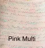 'Pink Multi' on a textured pink