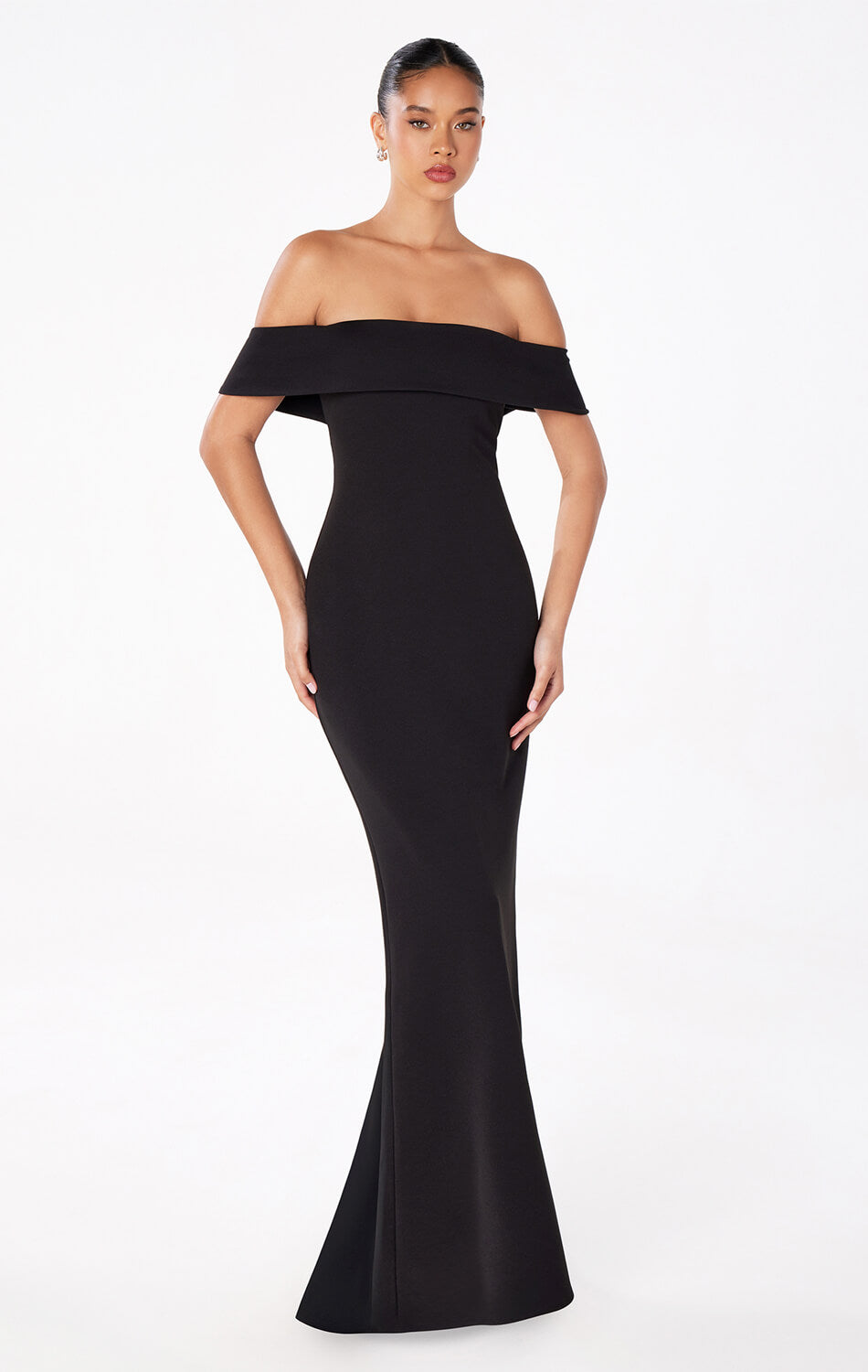 INEZ OFF THE SHOULDER MAXI DRESS