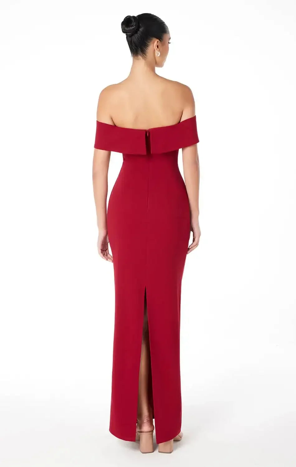 INEZ OFF THE SHOULDER MAXI DRESS