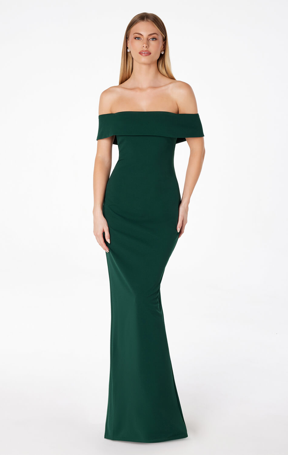 INEZ OFF THE SHOULDER MAXI DRESS