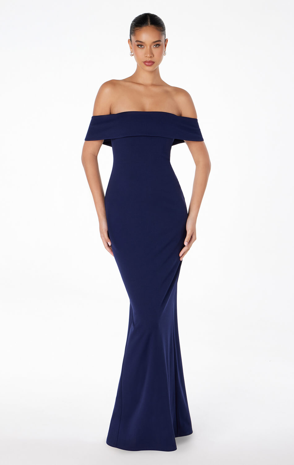 INEZ OFF THE SHOULDER MAXI DRESS