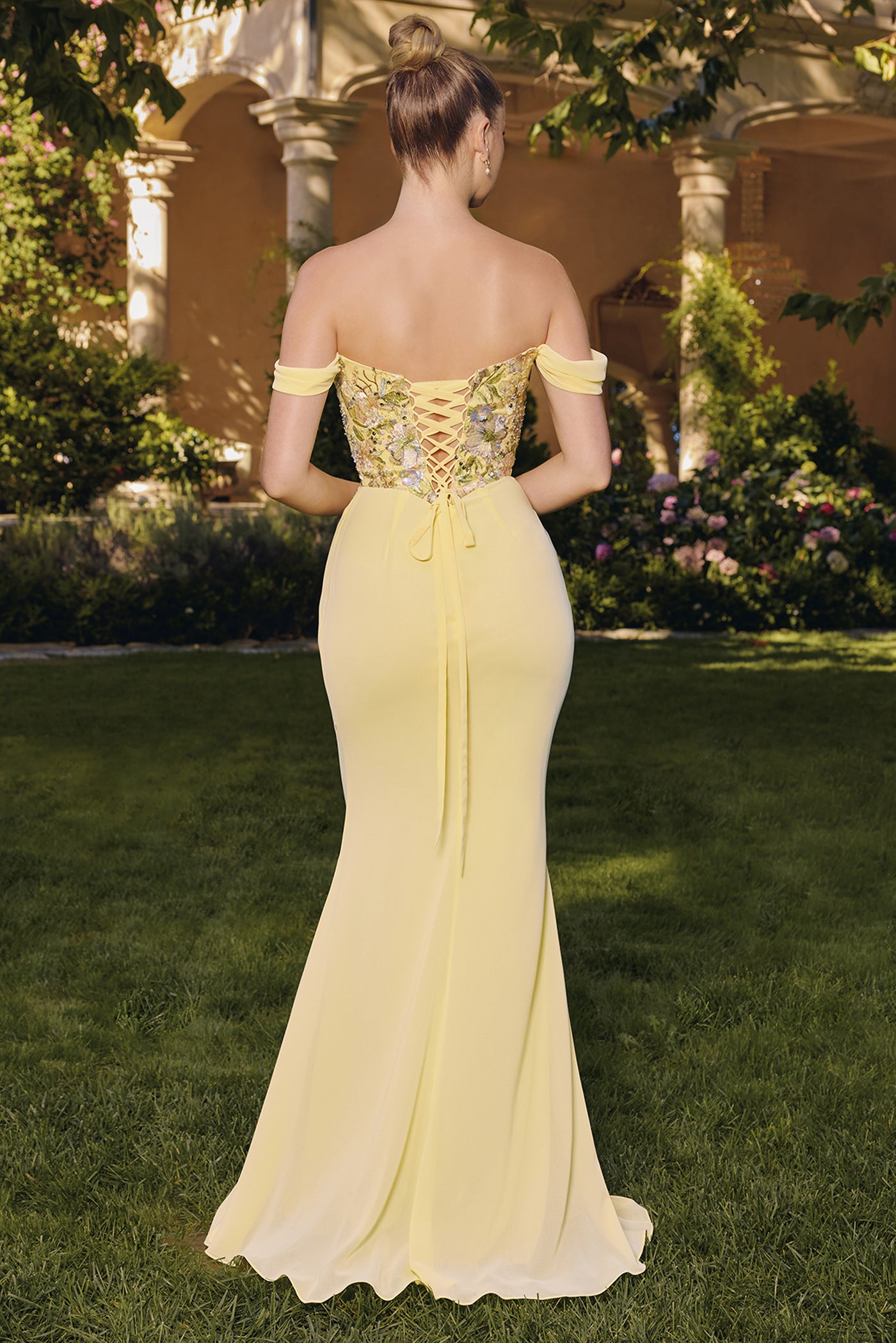 Paulina Gown - Off The Shoulder Chiffon Dress