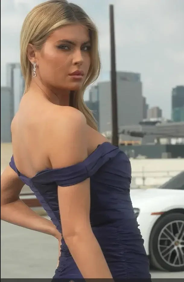 Tinsley Gown - Off-the-Shoulder Long Dress