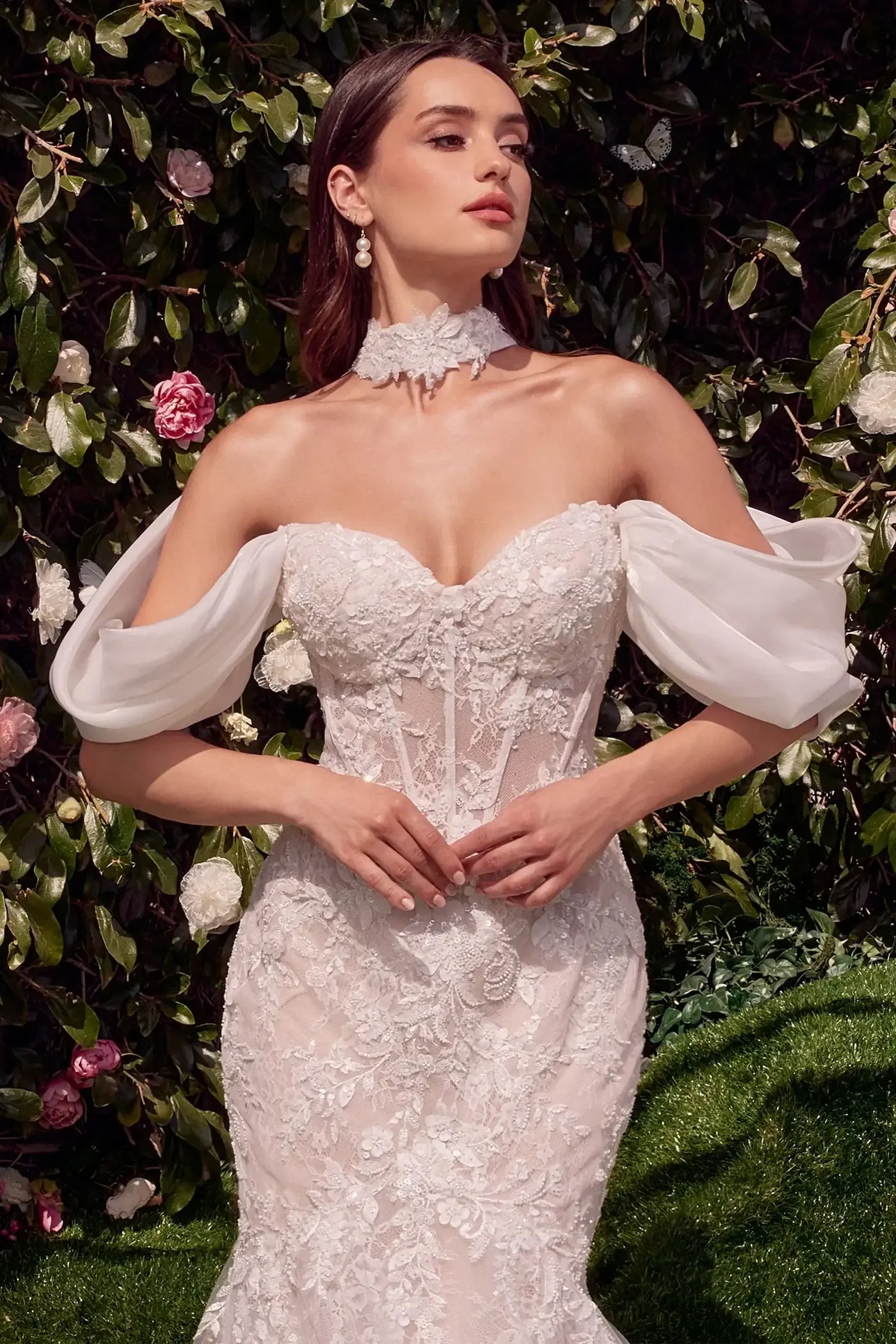 WL031 - Detachable Wings Mermaid Wedding Gown - Andrea & Leo