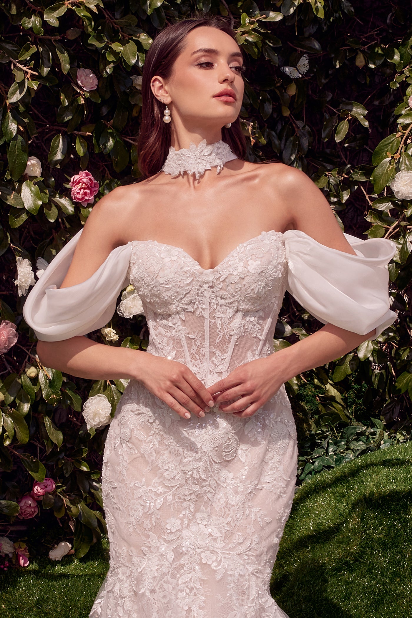 WL031 - Detachable Wings Mermaid Wedding Gown - Andrea & Leo