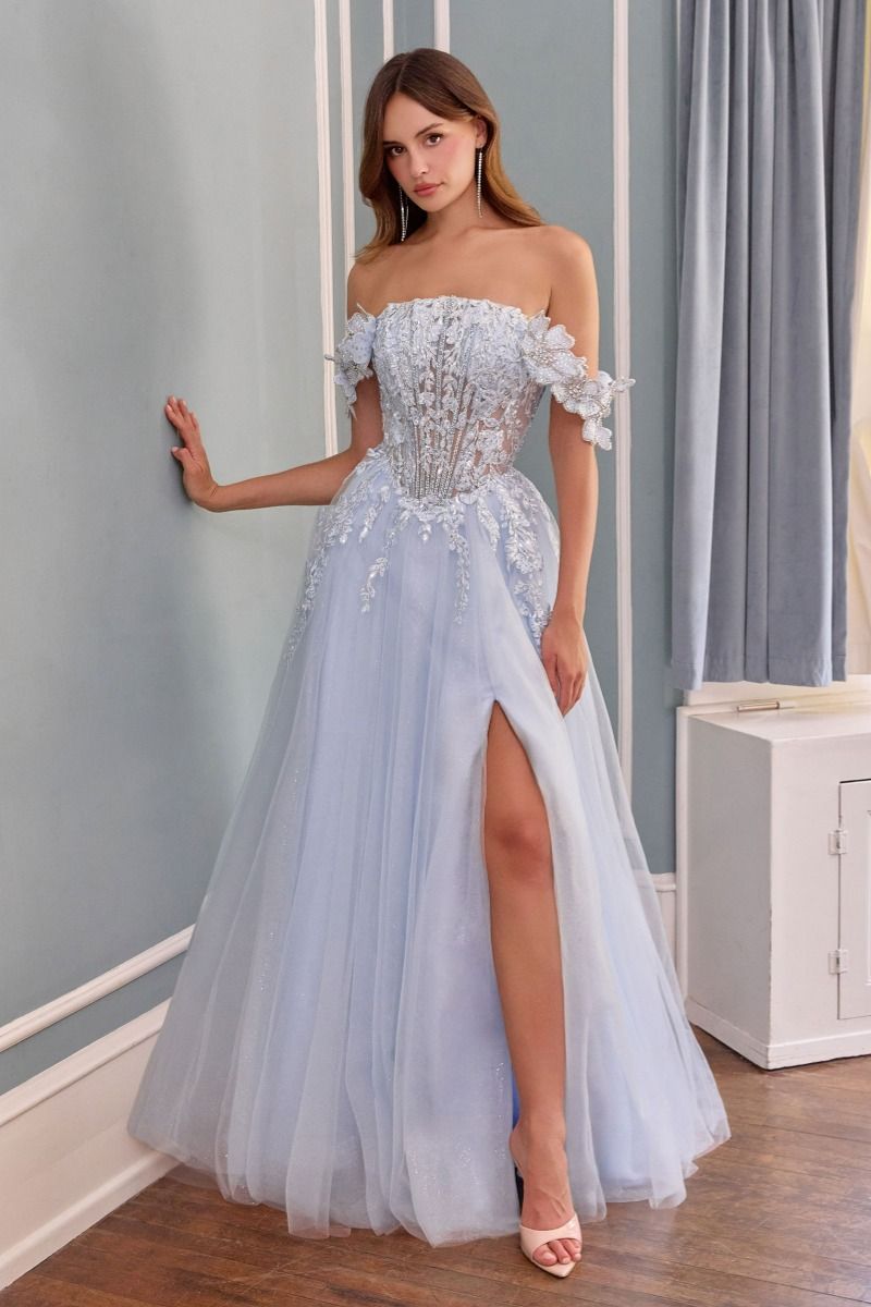 A1512 - Forget-Me-Not A-line Tulle Gown - Andrea & Leo